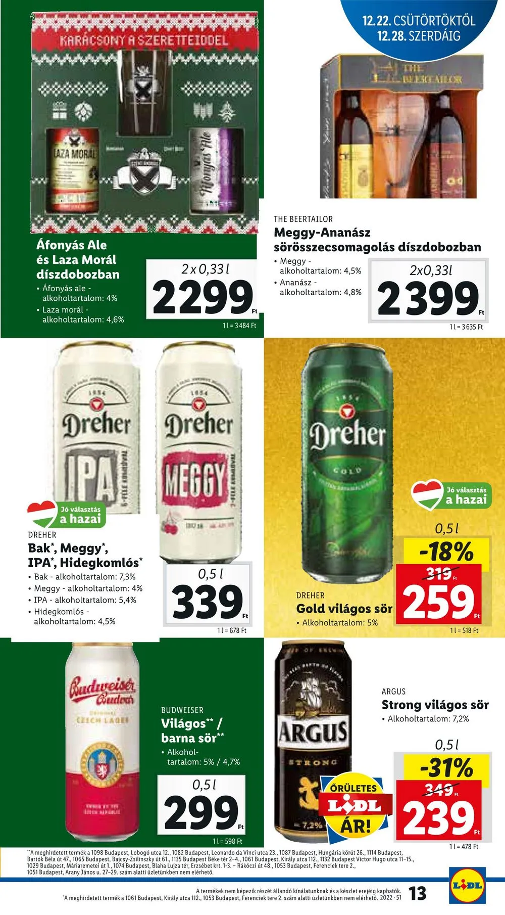 Lidl akciós újság 12.22–12.28 – 13. oldal