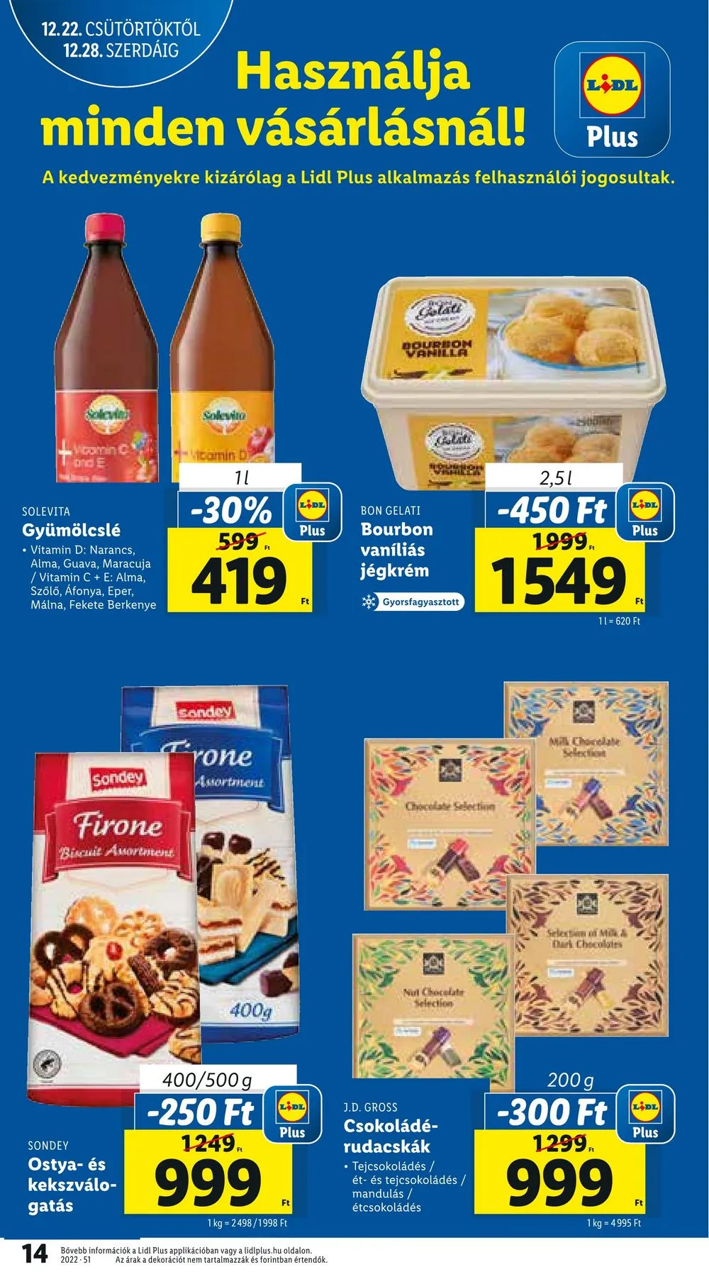 Lidl akciós újság 12.22–12.28 – 14. oldal