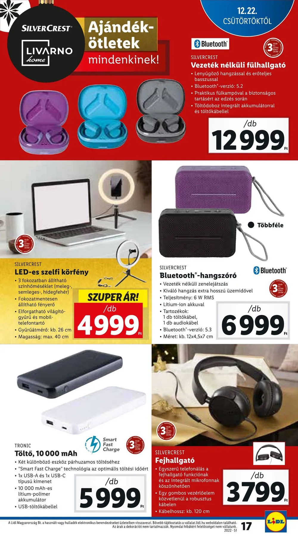 Lidl akciós újság 12.22–12.28 – 17. oldal