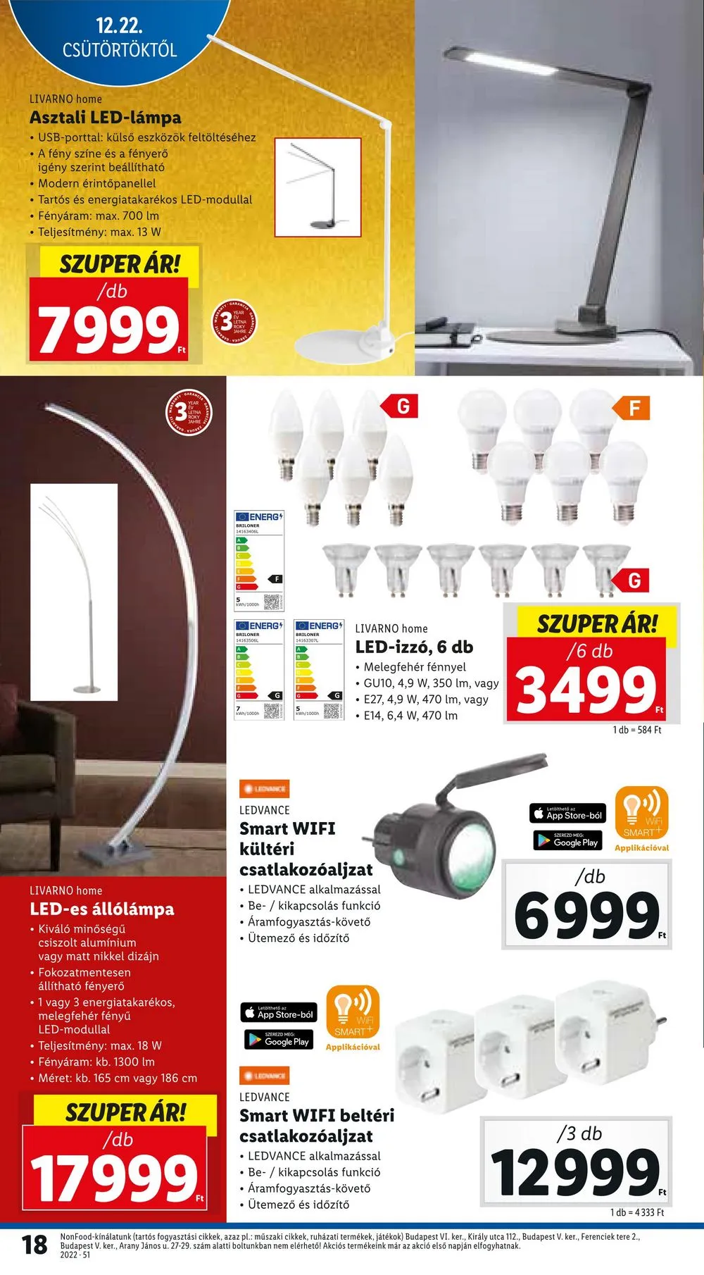 Lidl akciós újság 12.22–12.28 – 18. oldal