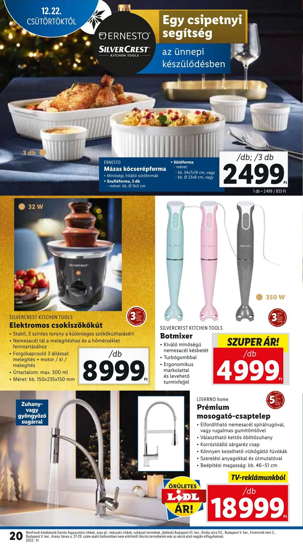 Lidl akciós újság 12.22–12.28 – 20. oldal