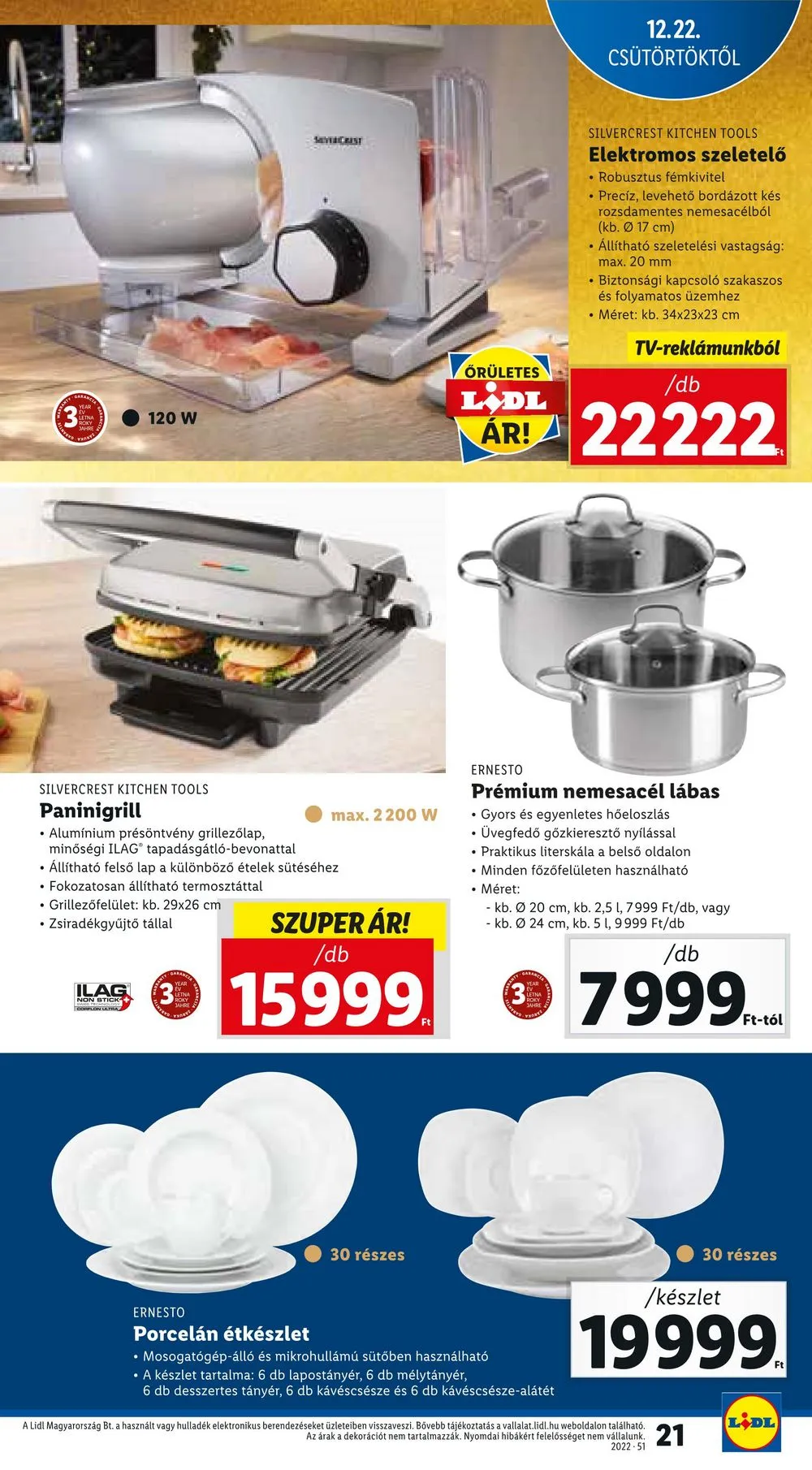 Lidl akciós újság 12.22–12.28 – 21. oldal