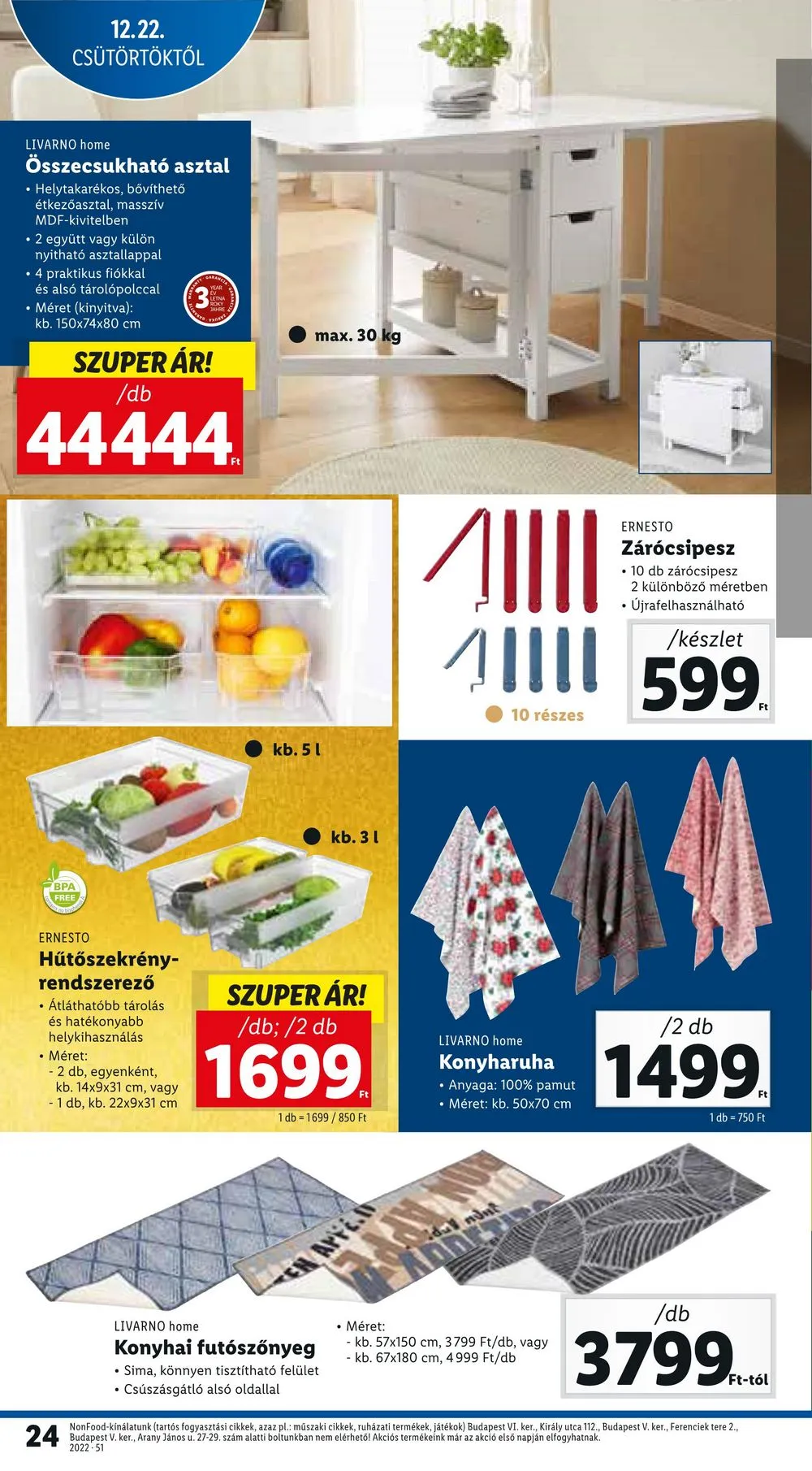 Lidl akciós újság 12.22–12.28 – 24. oldal