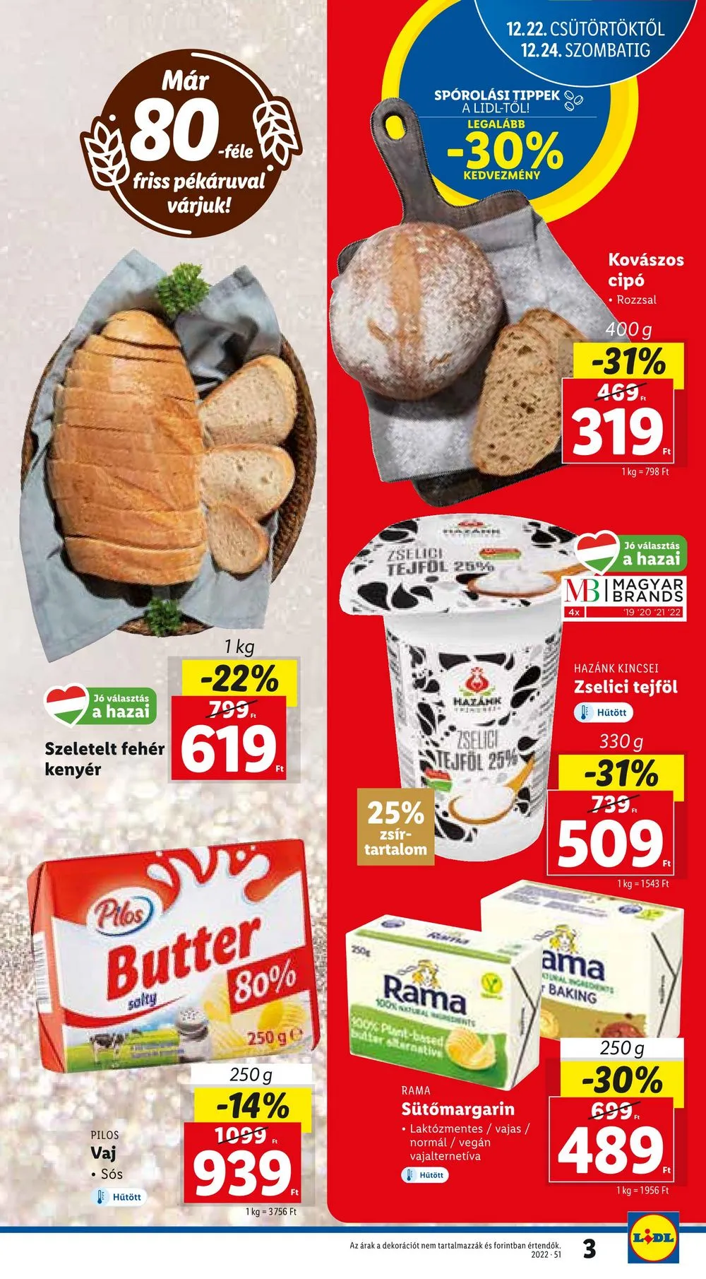 Lidl akciós újság 12.22–12.28 – 3. oldal