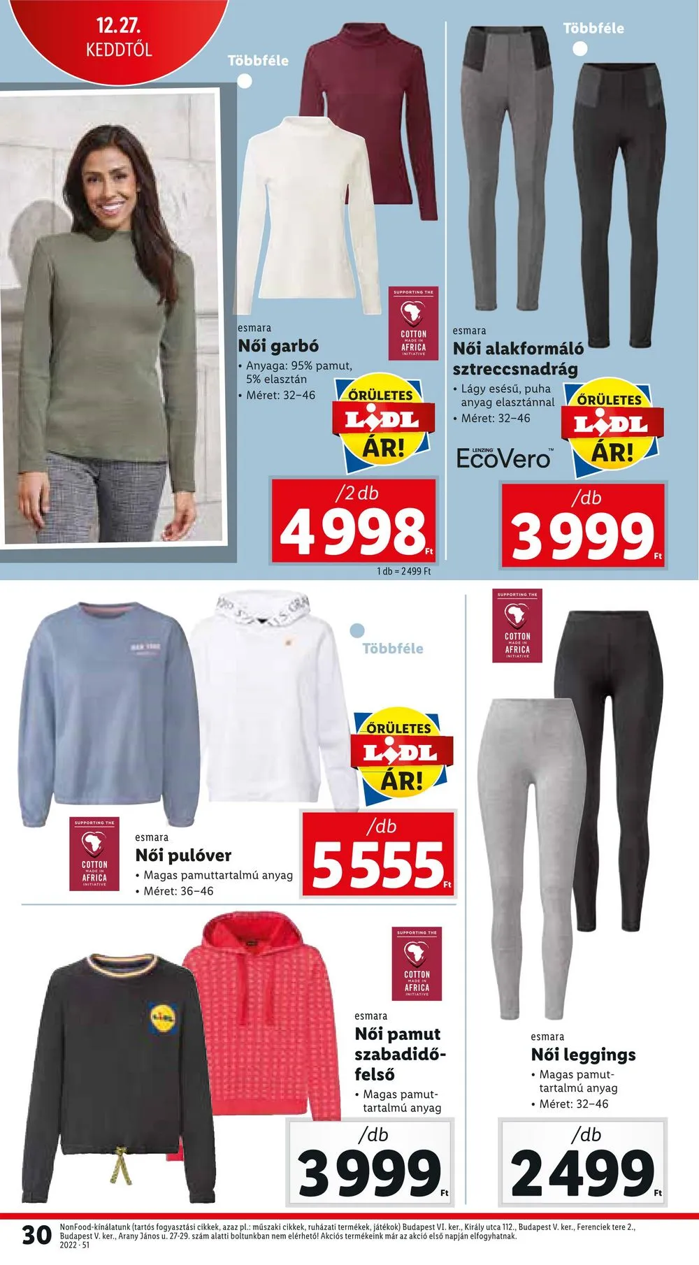 Lidl akciós újság 12.22–12.28 – 30. oldal