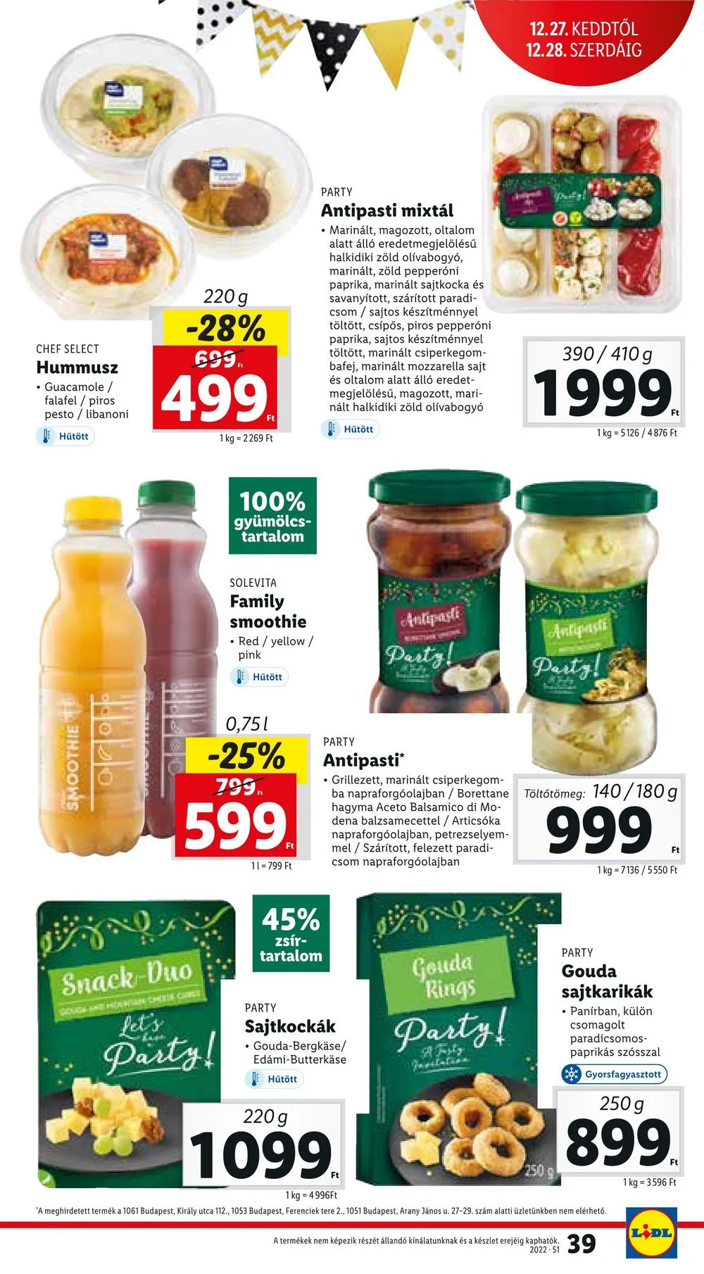 Lidl akciós újság 12.22–12.28 – 39. oldal