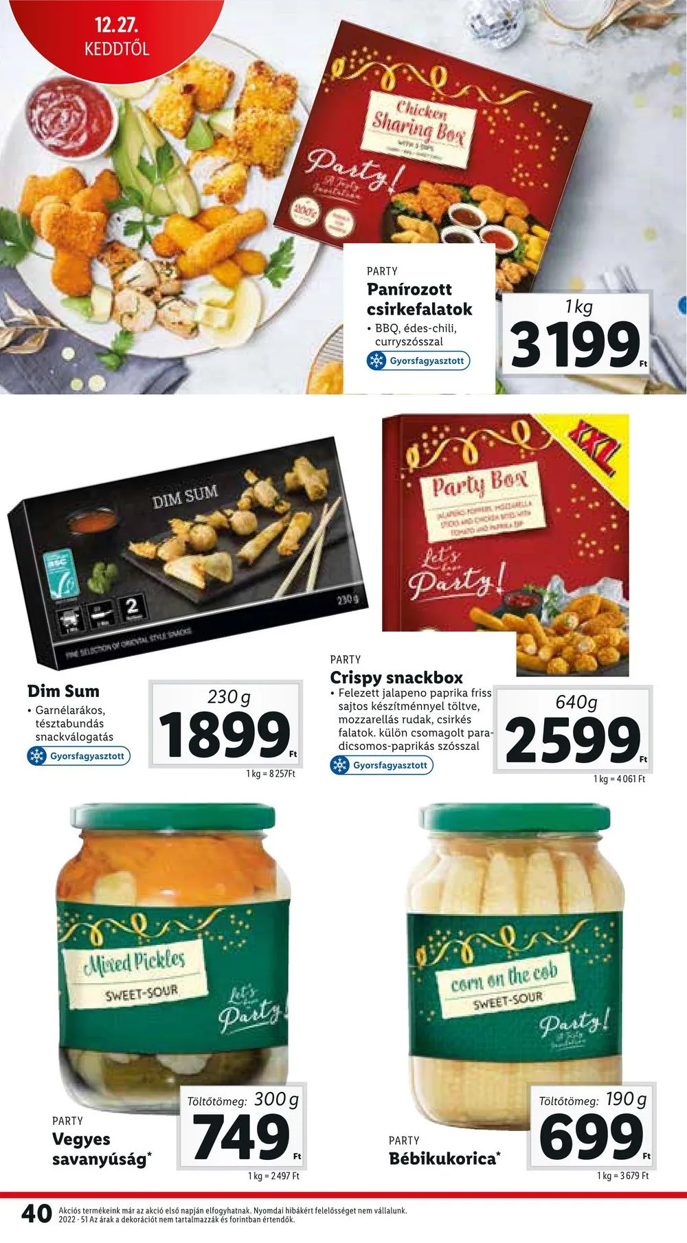 Lidl akciós újság 12.22–12.28 – 40. oldal