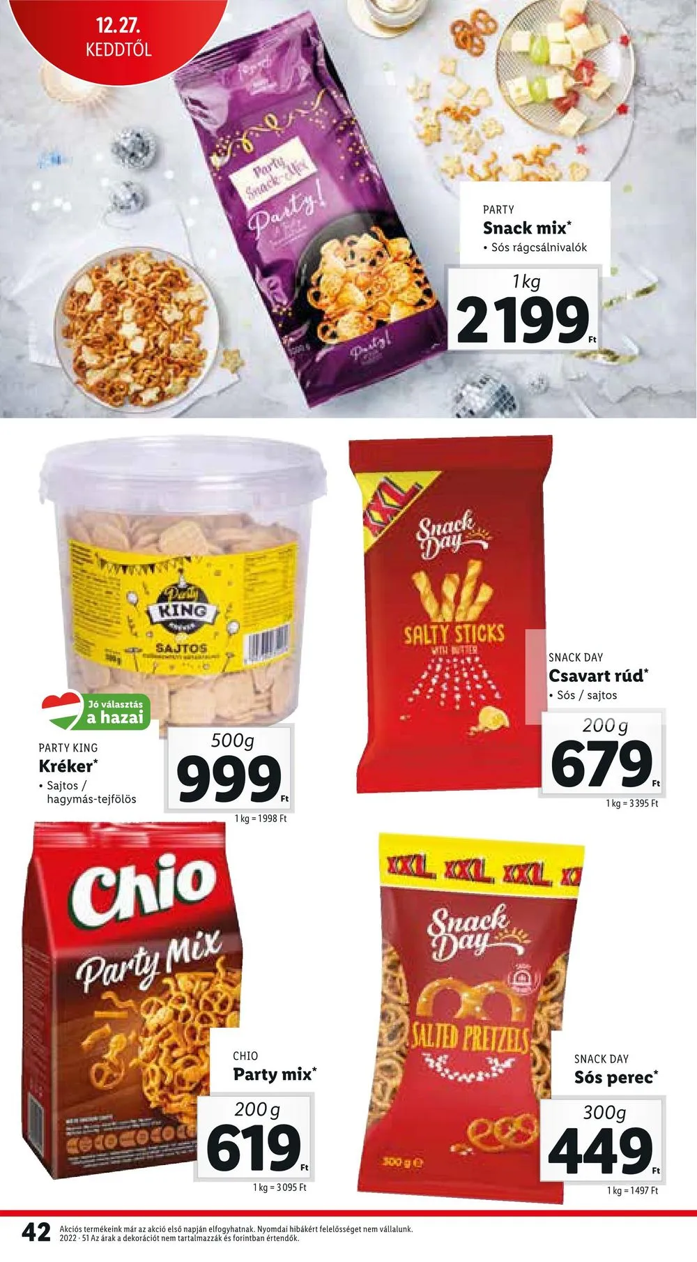 Lidl akciós újság 12.22–12.28 – 42. oldal