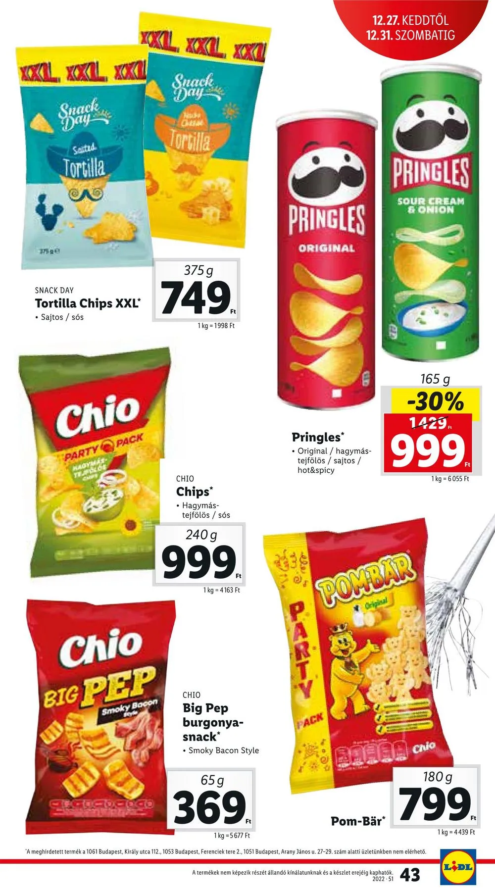 Lidl akciós újság 12.22–12.28 – 43. oldal