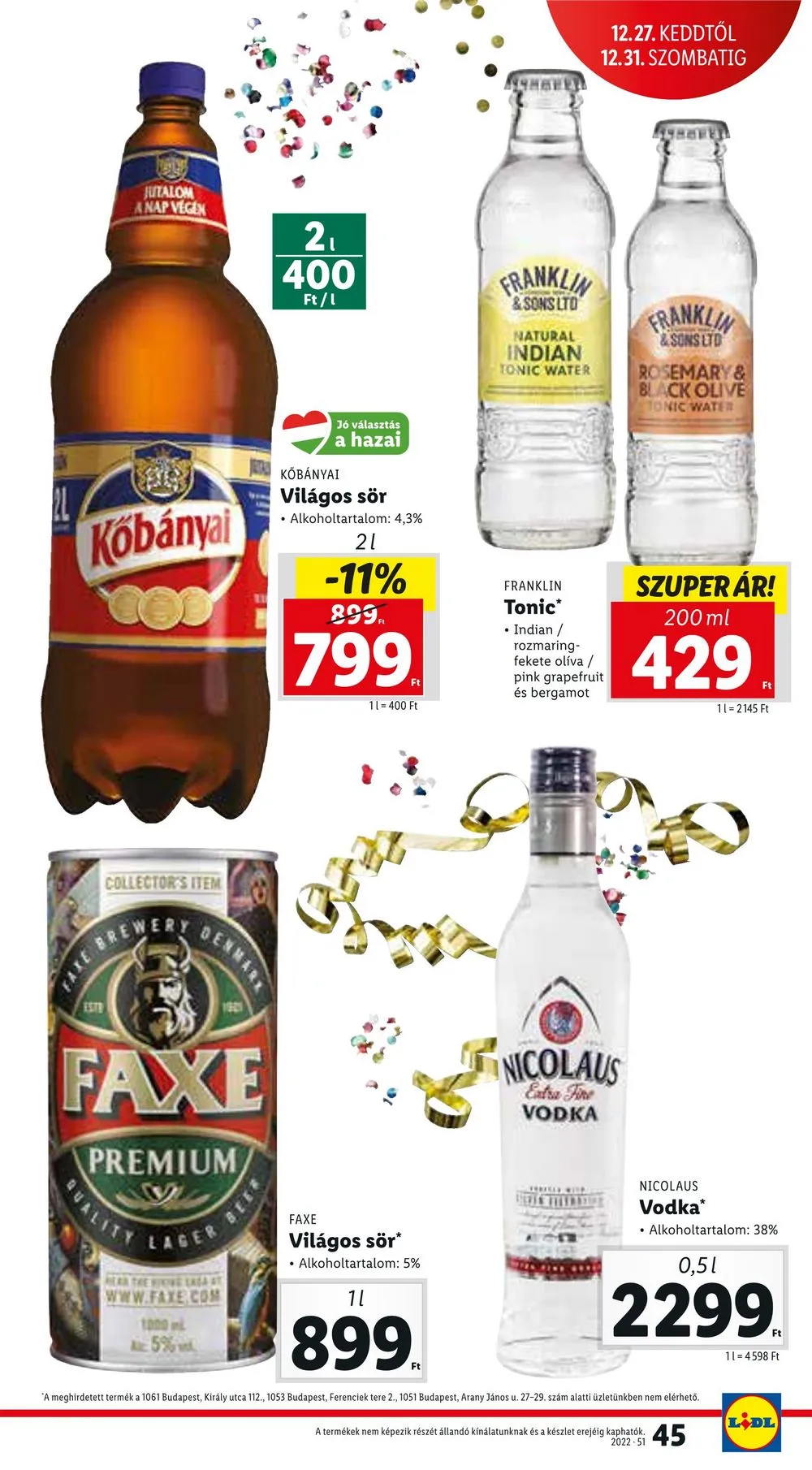 Lidl akciós újság 12.22–12.28 – 45. oldal