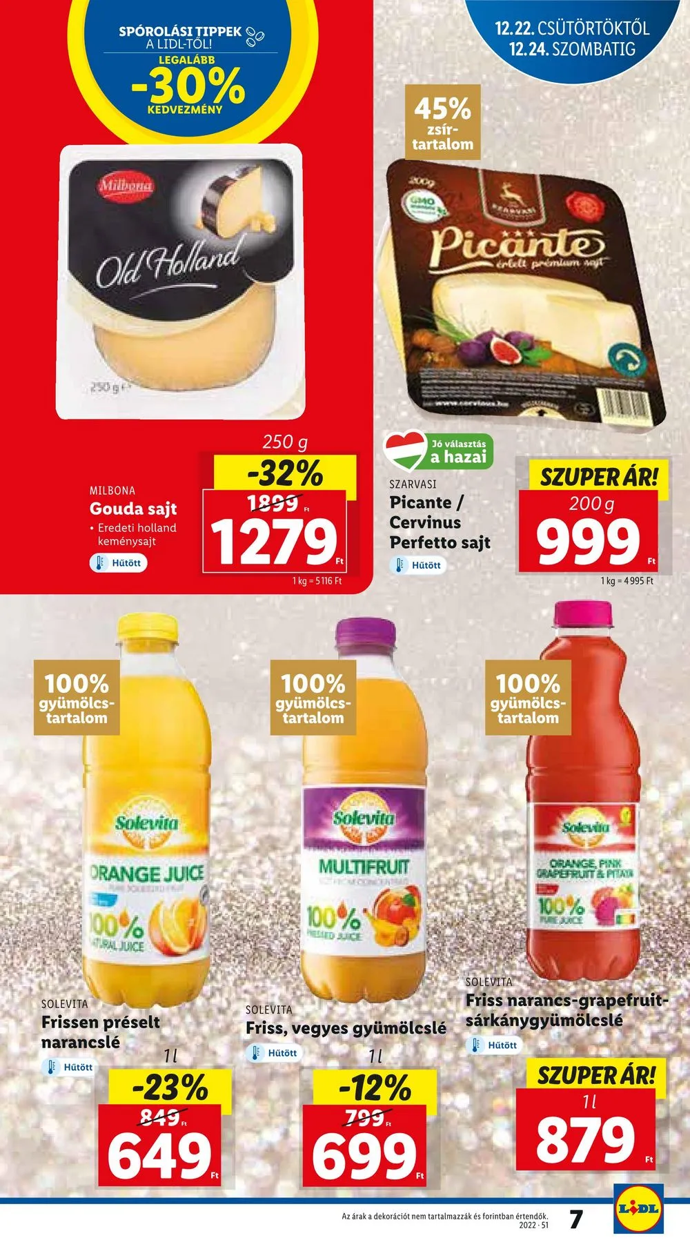 Lidl akciós újság 12.22–12.28 – 7. oldal