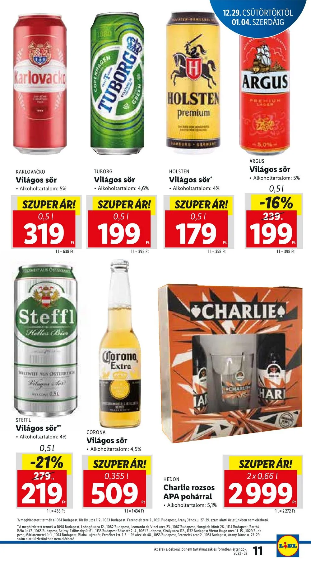 Lidl akciós újság 12.29–01.04 – 11. oldal