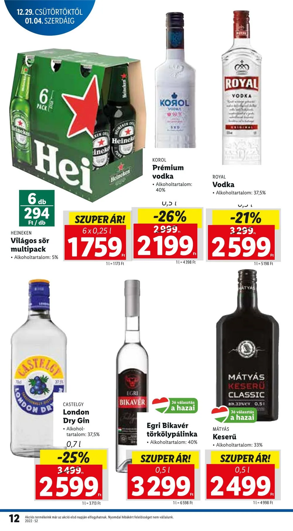 Lidl akciós újság 12.29–01.04 – 12. oldal