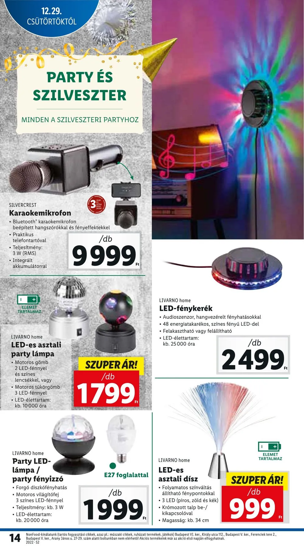 Lidl akciós újság 12.29–01.04 – 14. oldal