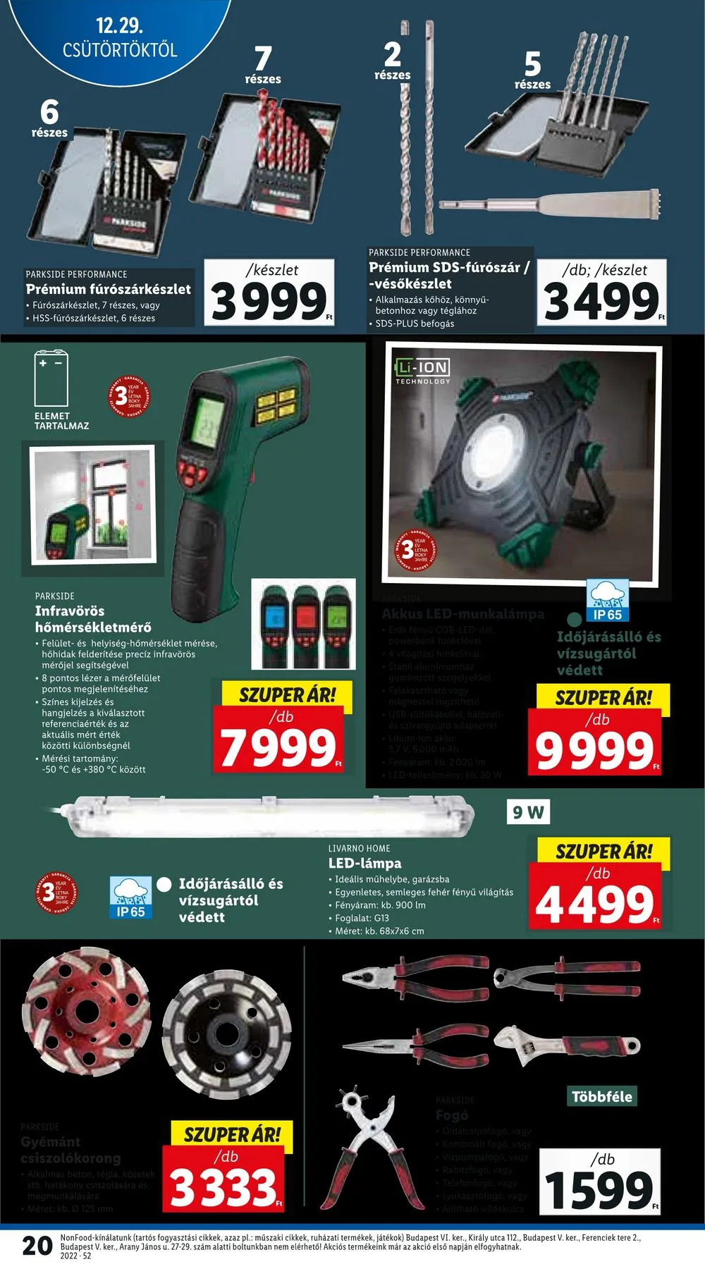 Lidl akciós újság 12.29–01.04 – 20. oldal