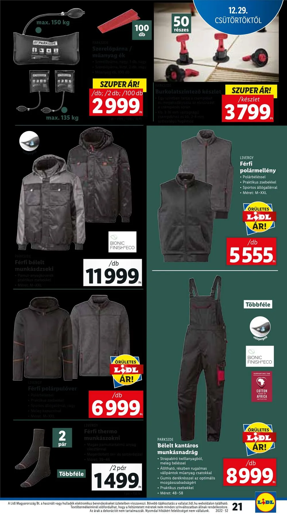Lidl akciós újság 12.29–01.04 – 21. oldal