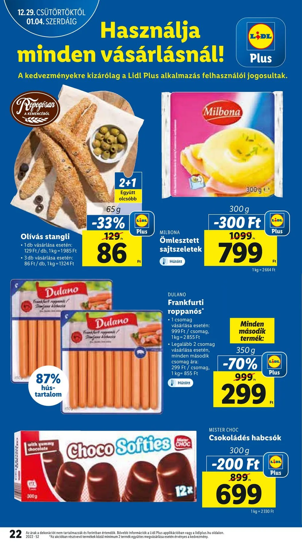 Lidl akciós újság 12.29–01.04 – 22. oldal