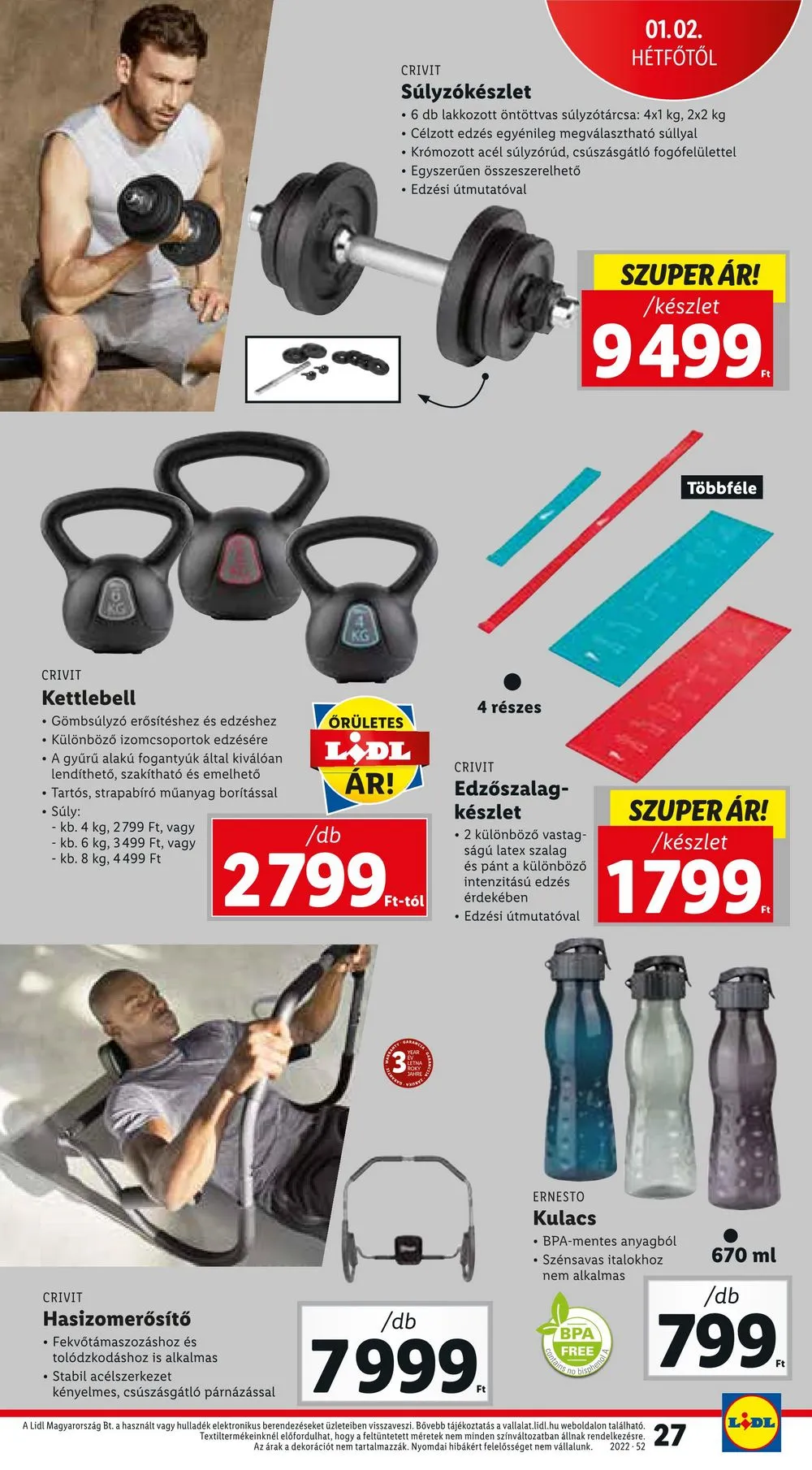 Lidl akciós újság 12.29–01.04 – 27. oldal