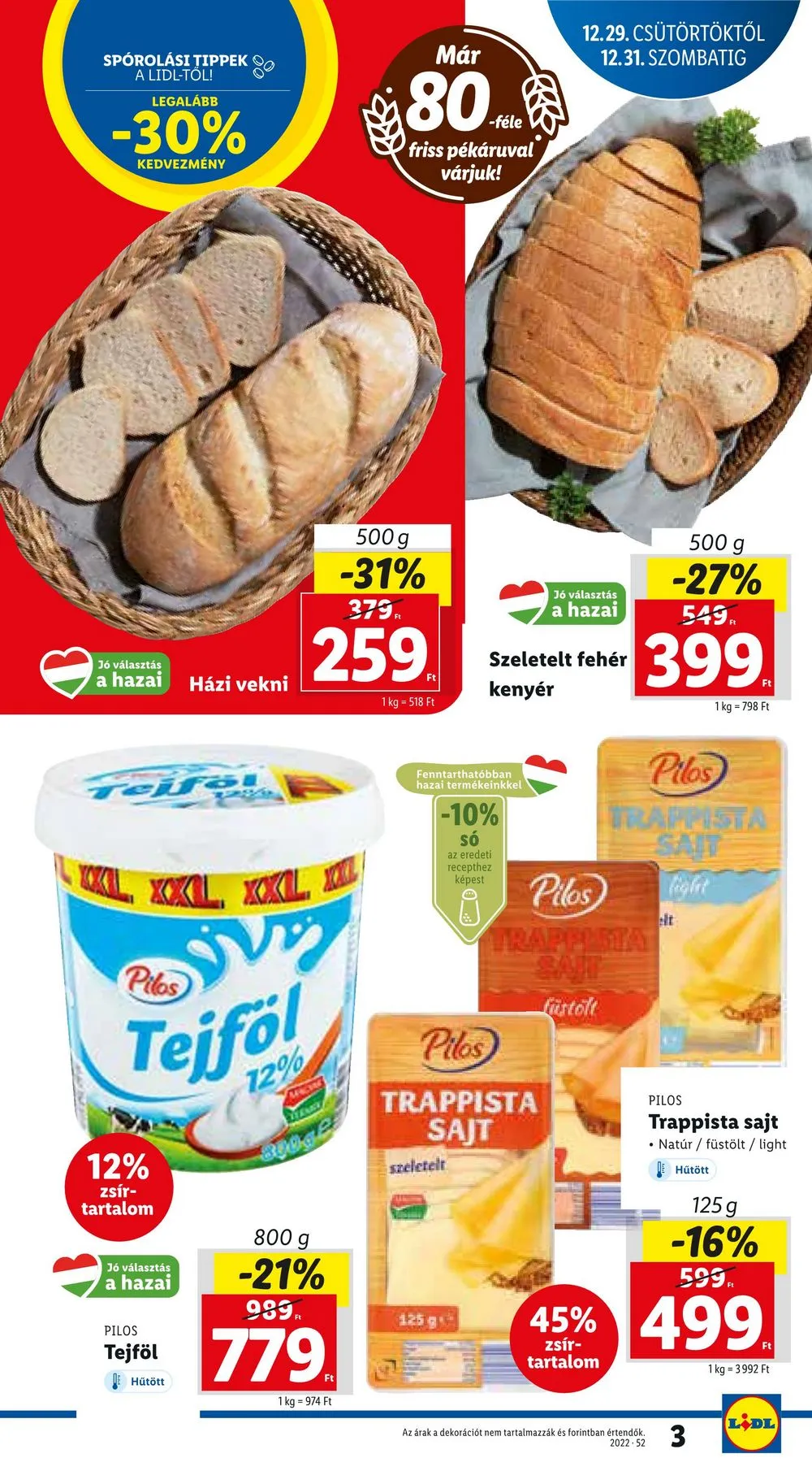 Lidl akciós újság 12.29–01.04 – 3. oldal