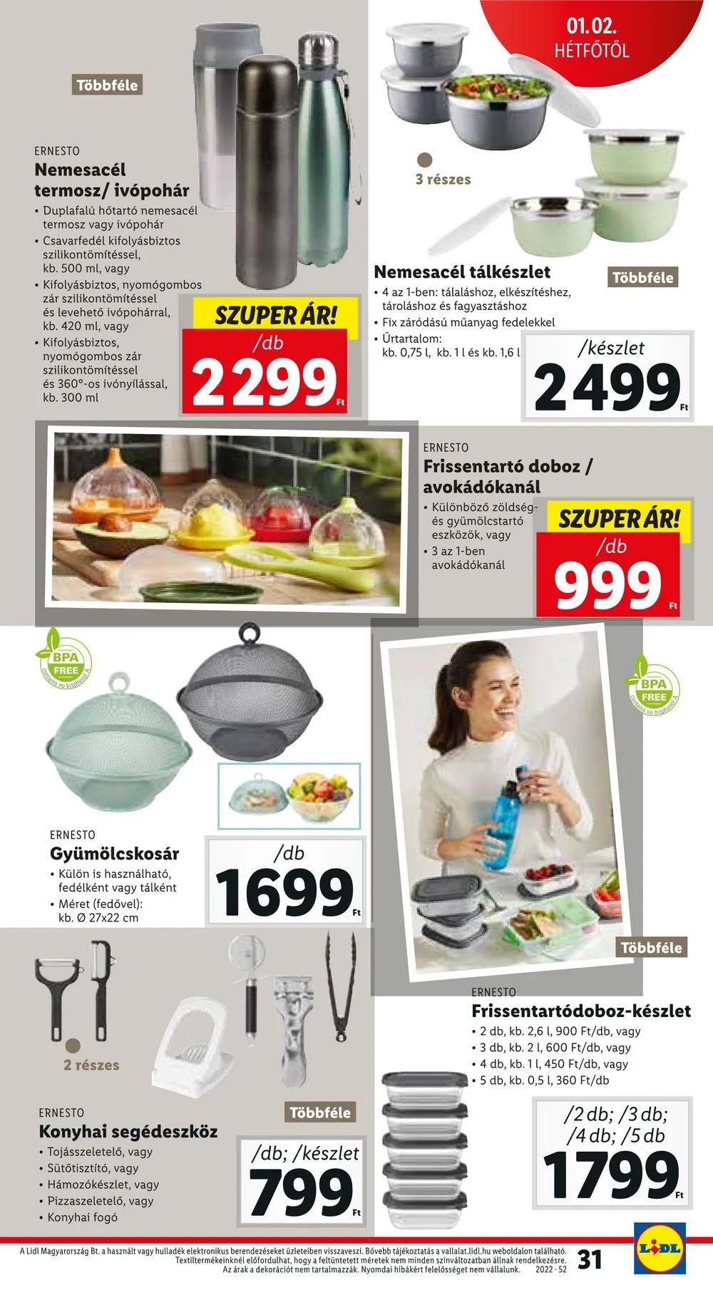 Lidl akciós újság 12.29–01.04 – 31. oldal