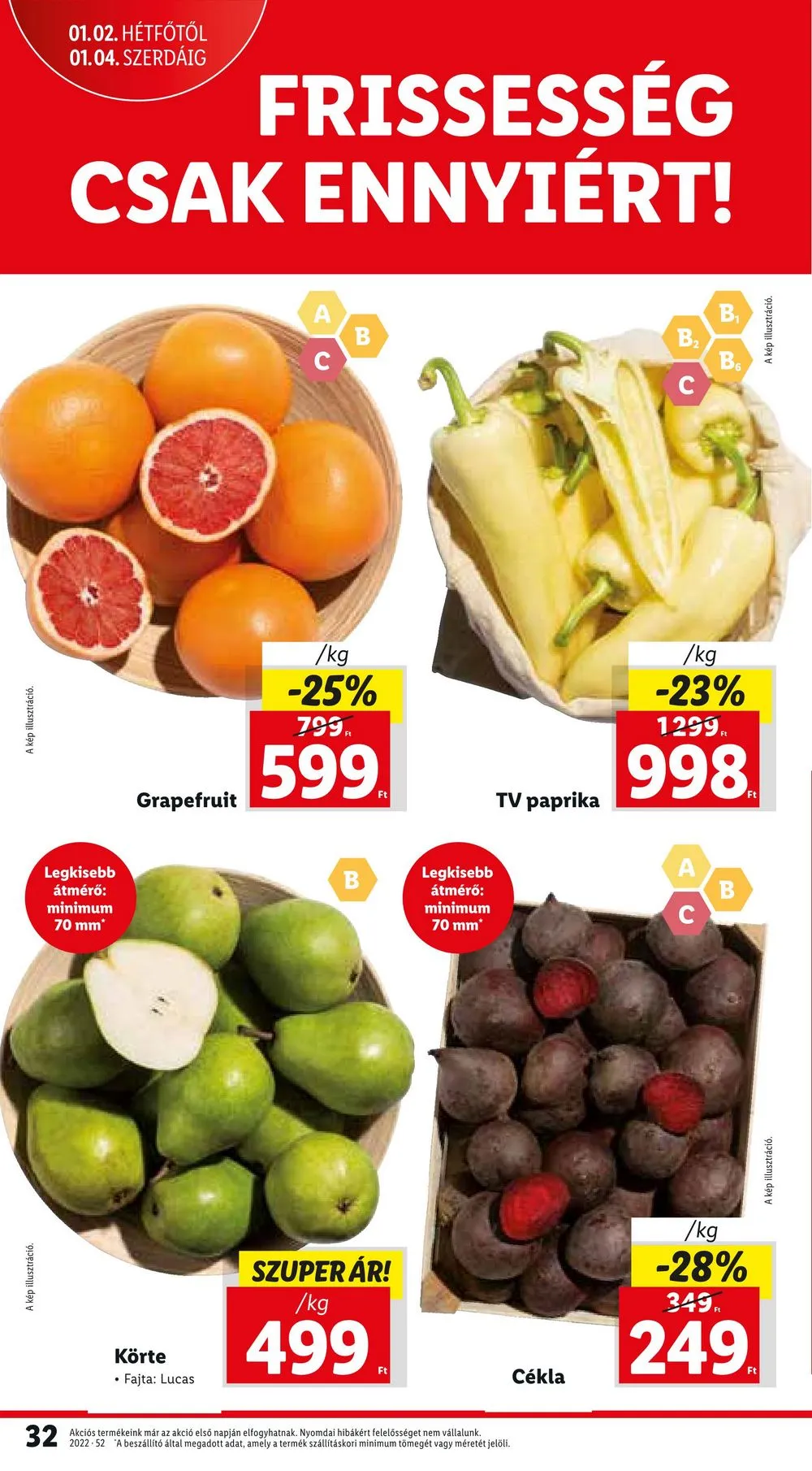 Lidl akciós újság 12.29–01.04 – 32. oldal