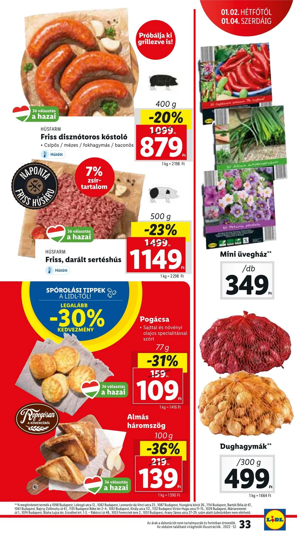 Lidl akciós újság 12.29–01.04 – 33. oldal
