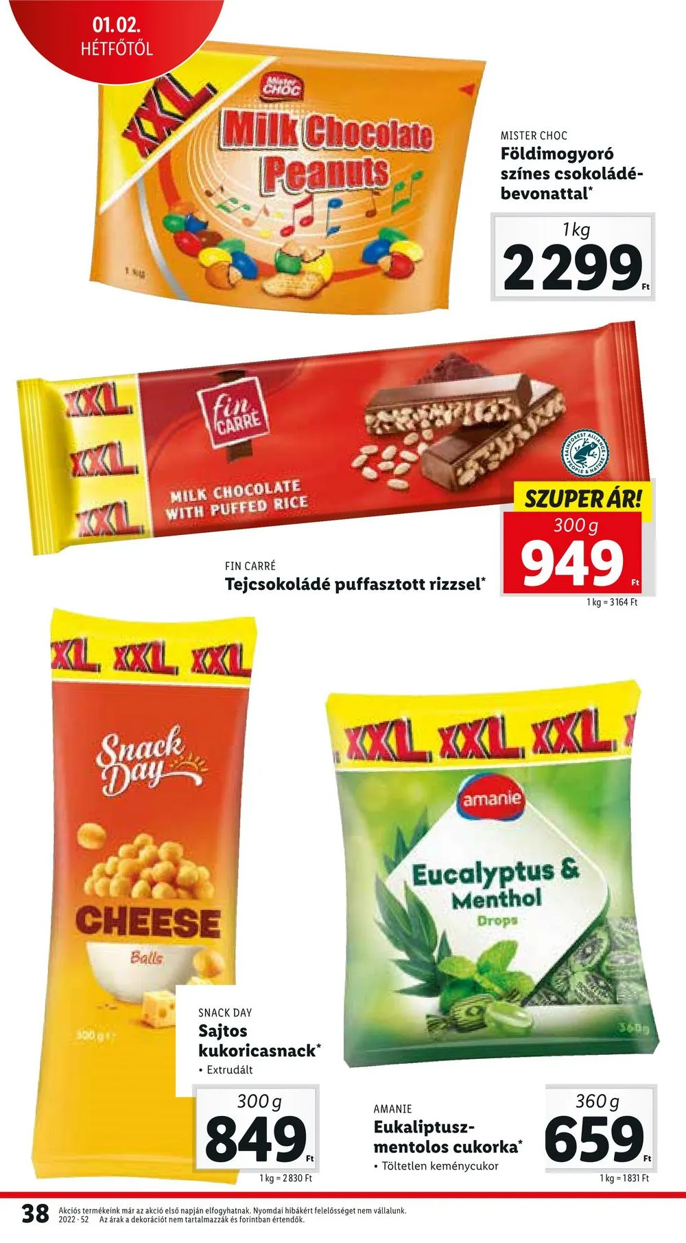 Lidl akciós újság 12.29–01.04 – 38. oldal