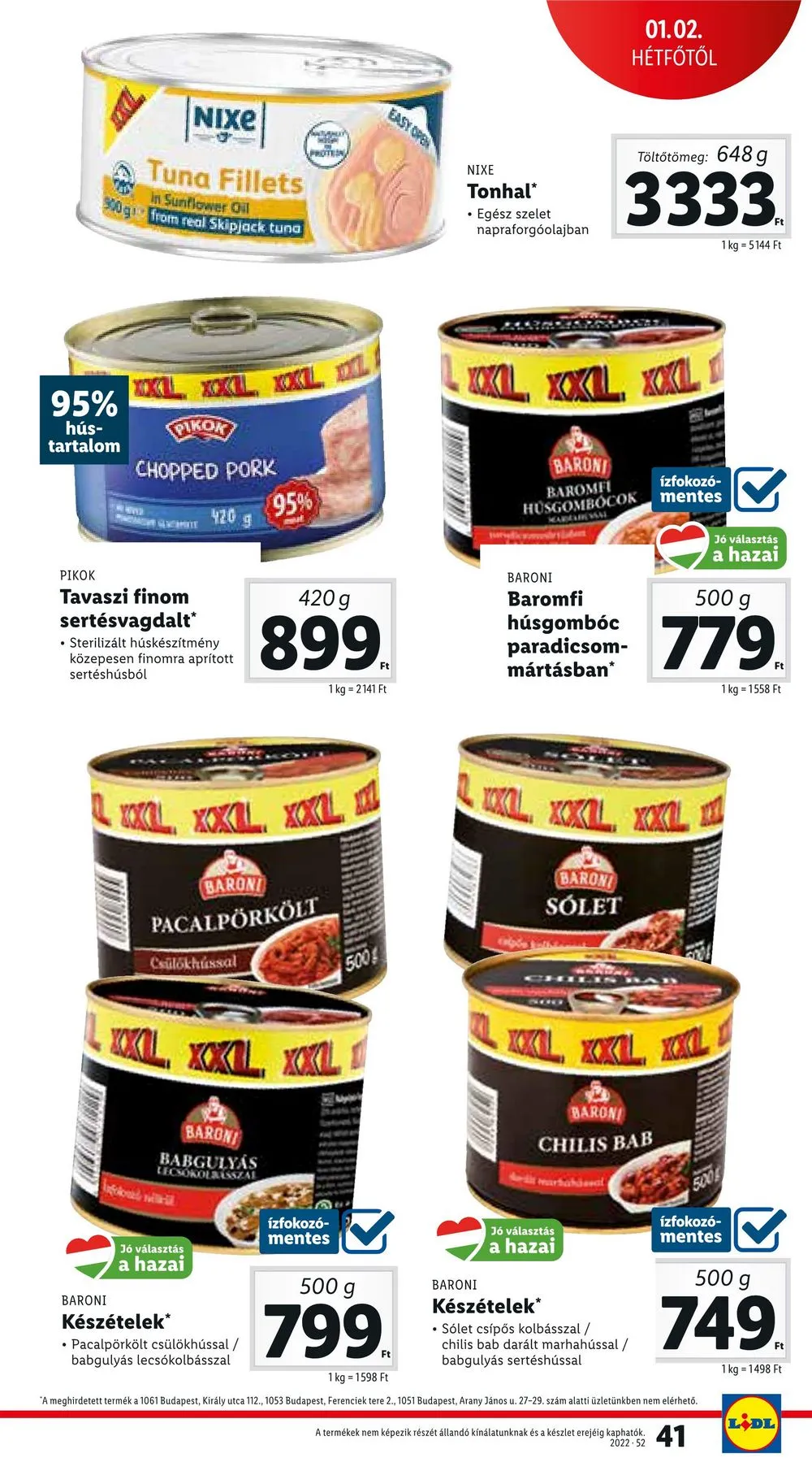 Lidl akciós újság 12.29–01.04 – 41. oldal