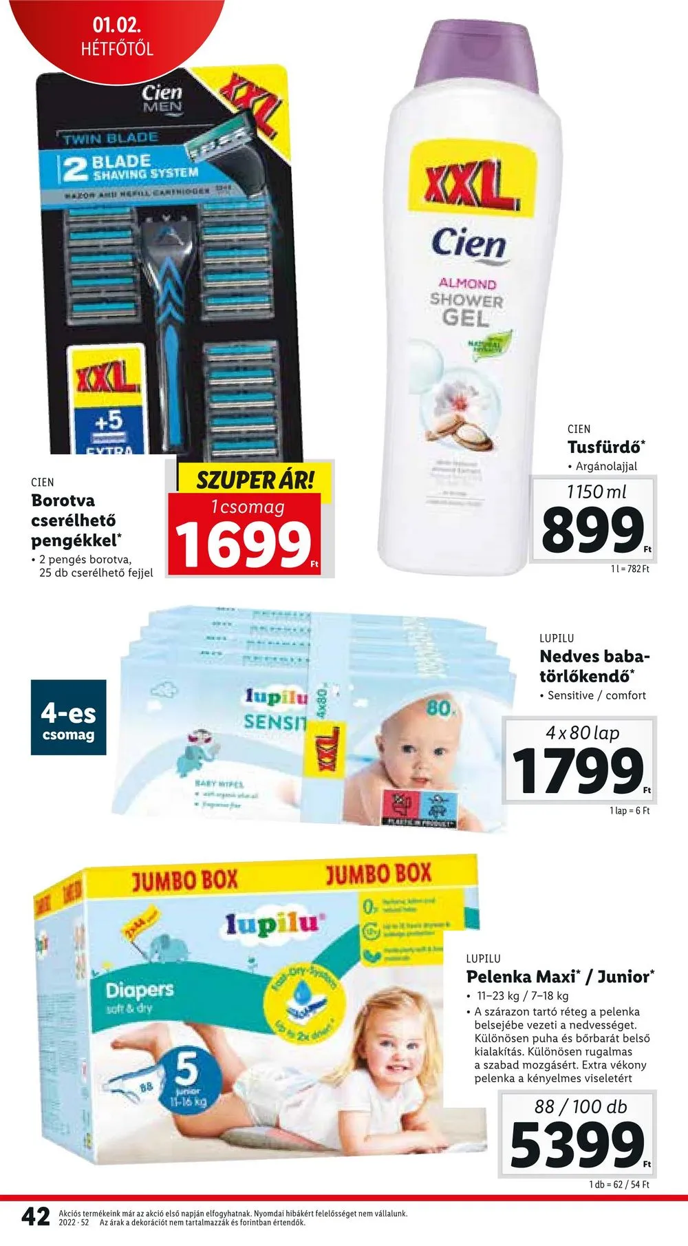 Lidl akciós újság 12.29–01.04 – 42. oldal