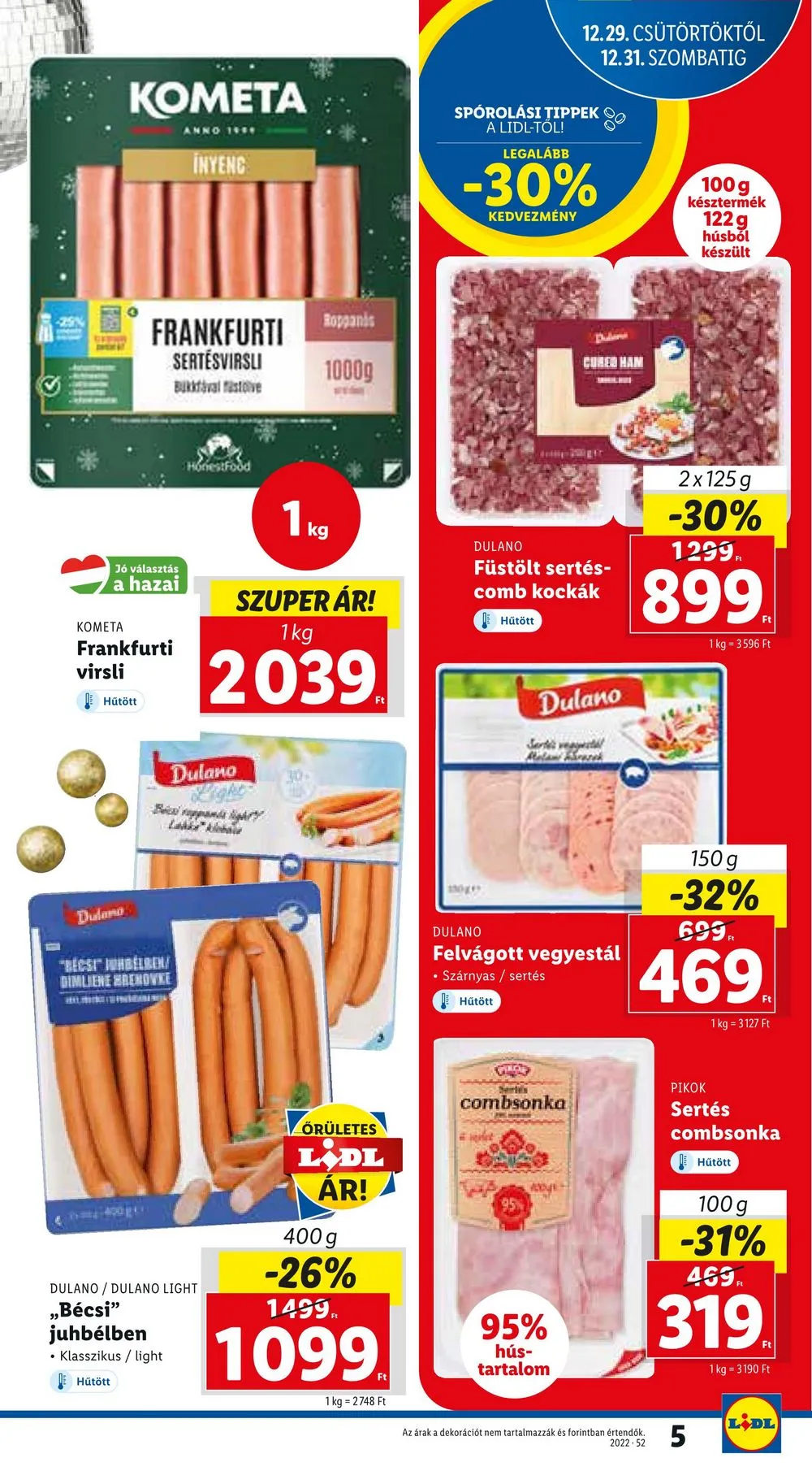 Lidl akciós újság 12.29–01.04 – 5. oldal