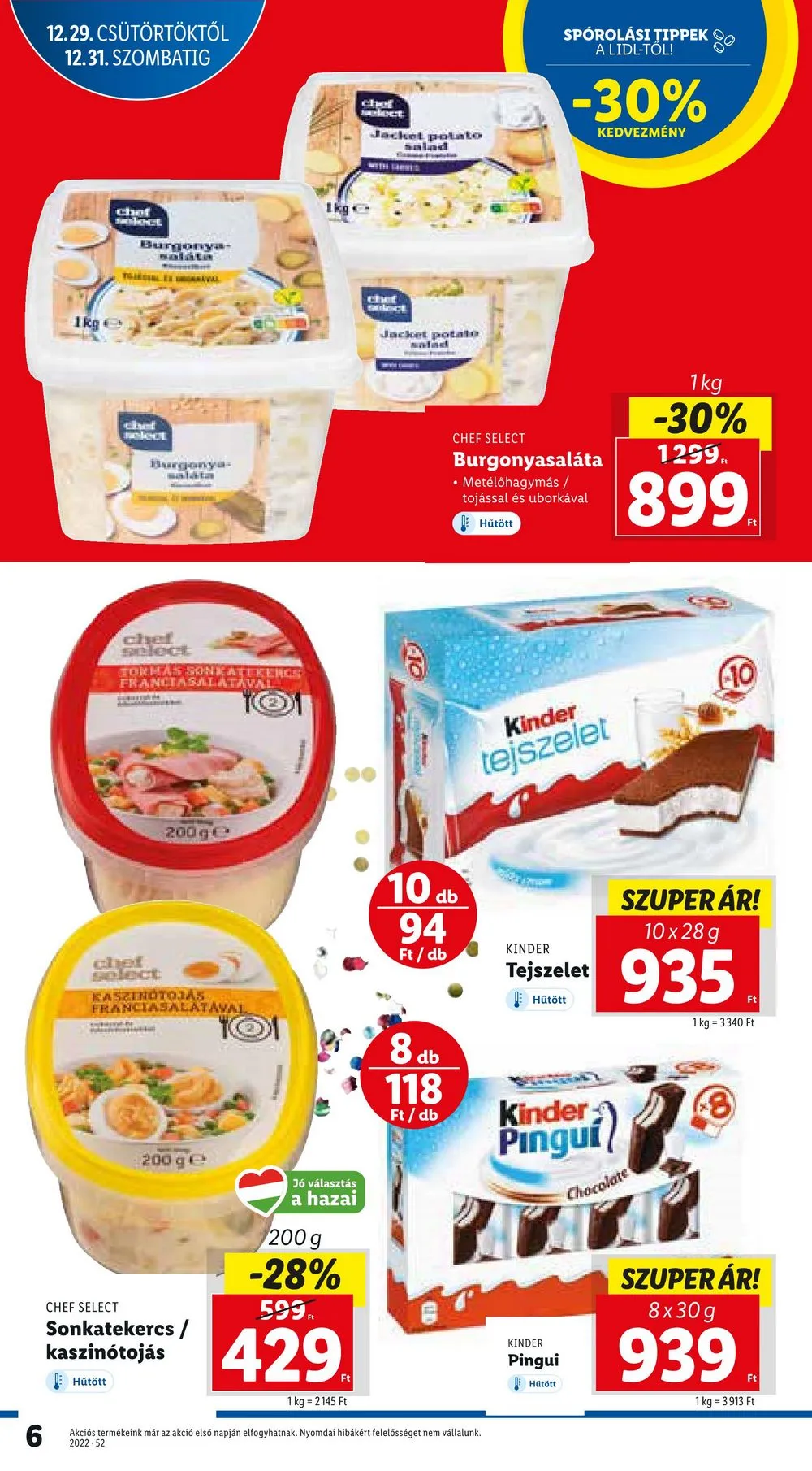 Lidl akciós újság 12.29–01.04 – 6. oldal