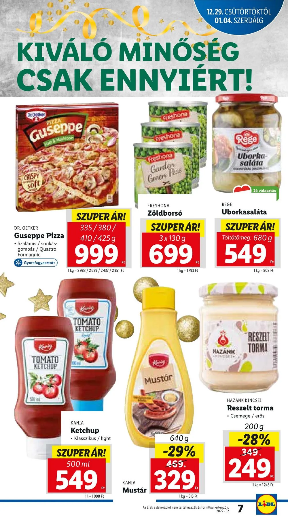 Lidl akciós újság 12.29–01.04 – 7. oldal