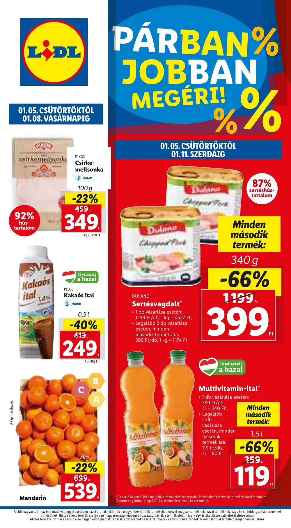 Lidl akciós újság 01.05–01.11