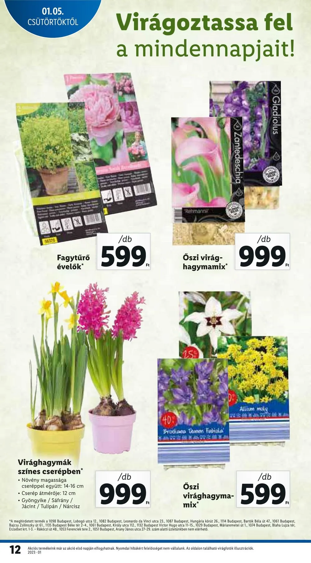 Lidl akciós újság 01.05–01.11 – 12. oldal