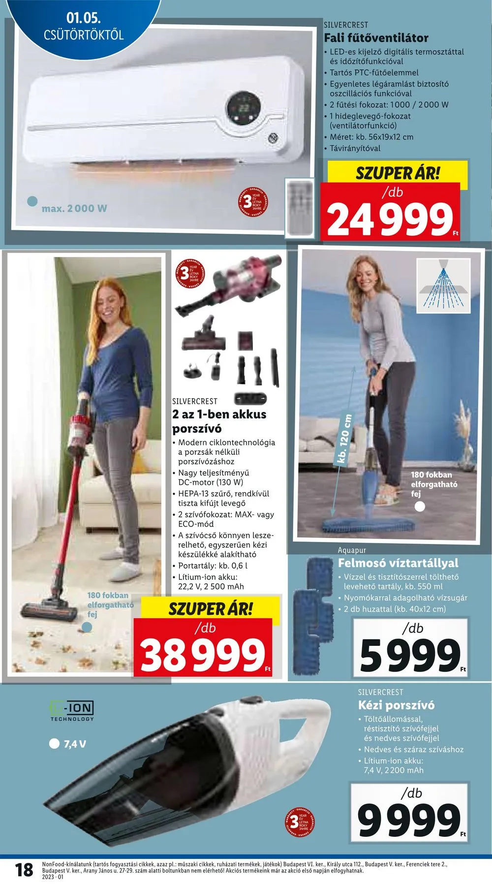 Lidl akciós újság 01.05–01.11 – 18. oldal