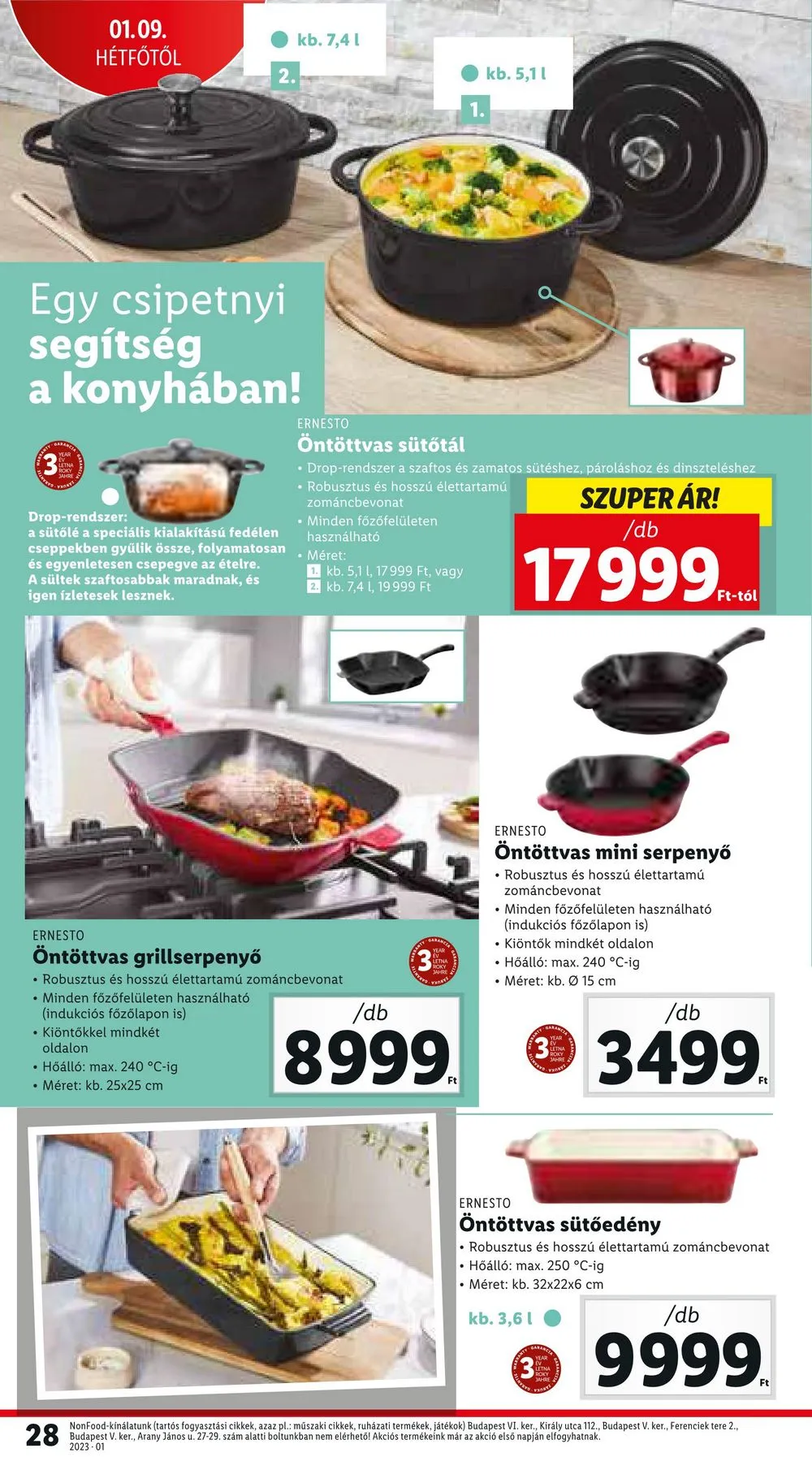 Lidl akciós újság 01.05–01.11 – 28. oldal