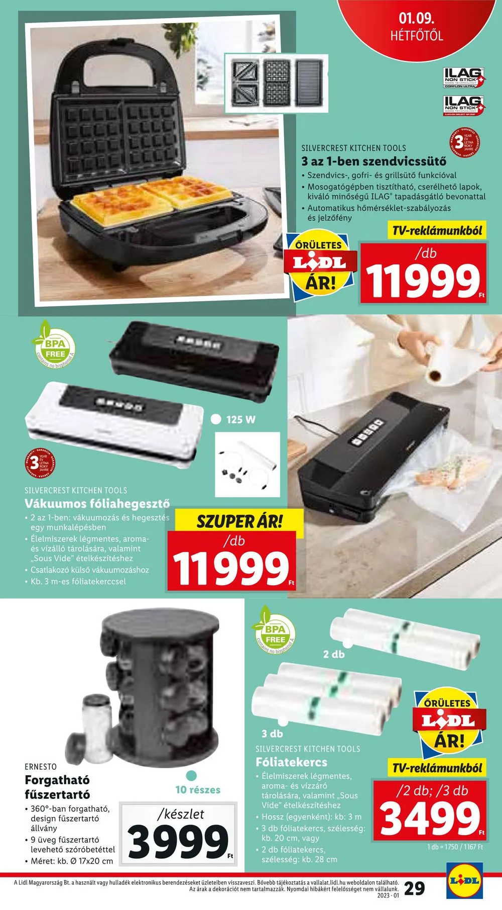 Lidl akciós újság 01.05–01.11 – 29. oldal
