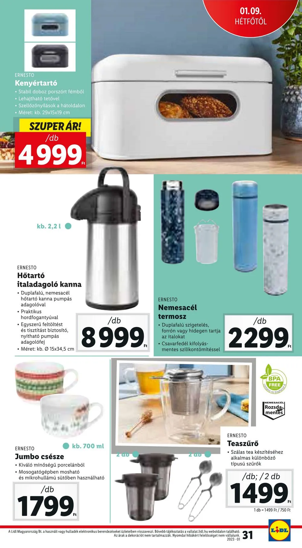 Lidl akciós újság 01.05–01.11 – 31. oldal