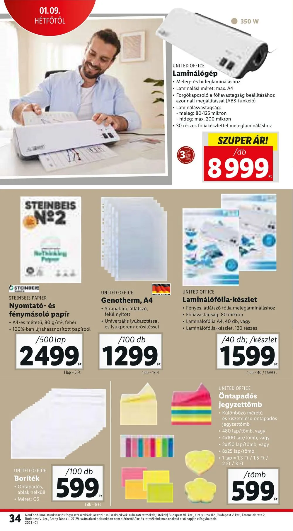 Lidl akciós újság 01.05–01.11 – 34. oldal