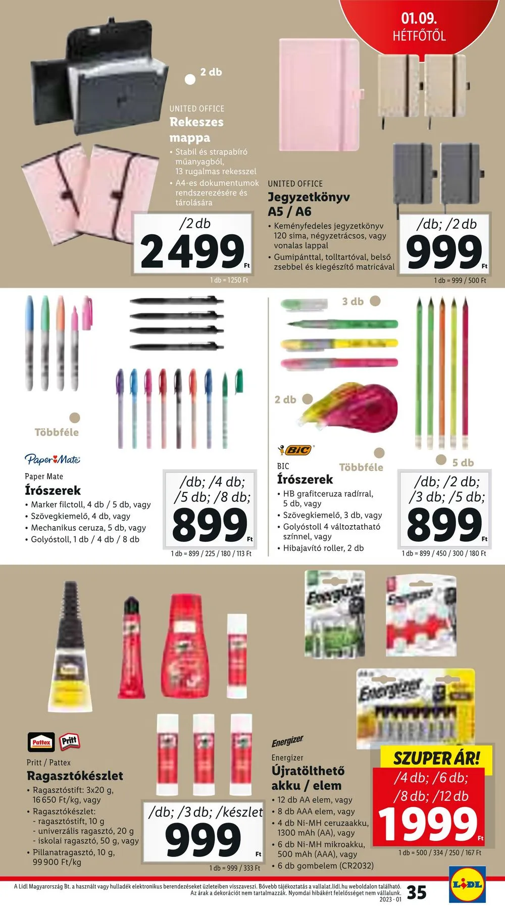 Lidl akciós újság 01.05–01.11 – 35. oldal