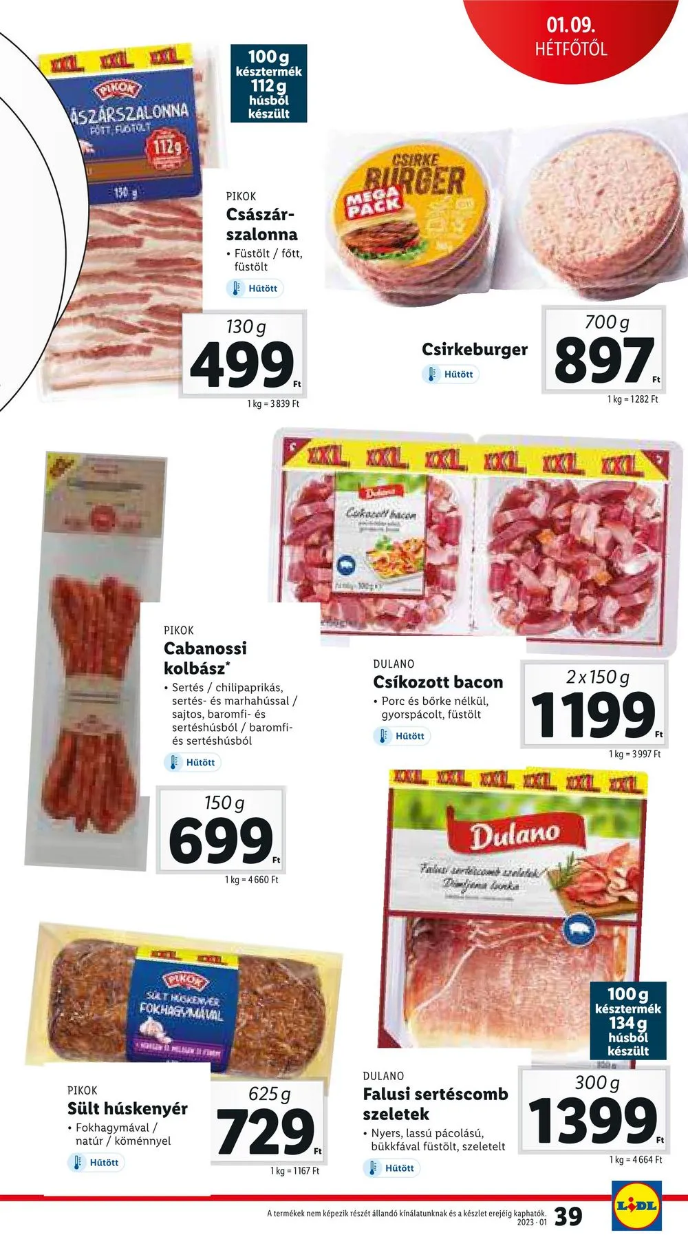 Lidl akciós újság 01.05–01.11 – 39. oldal