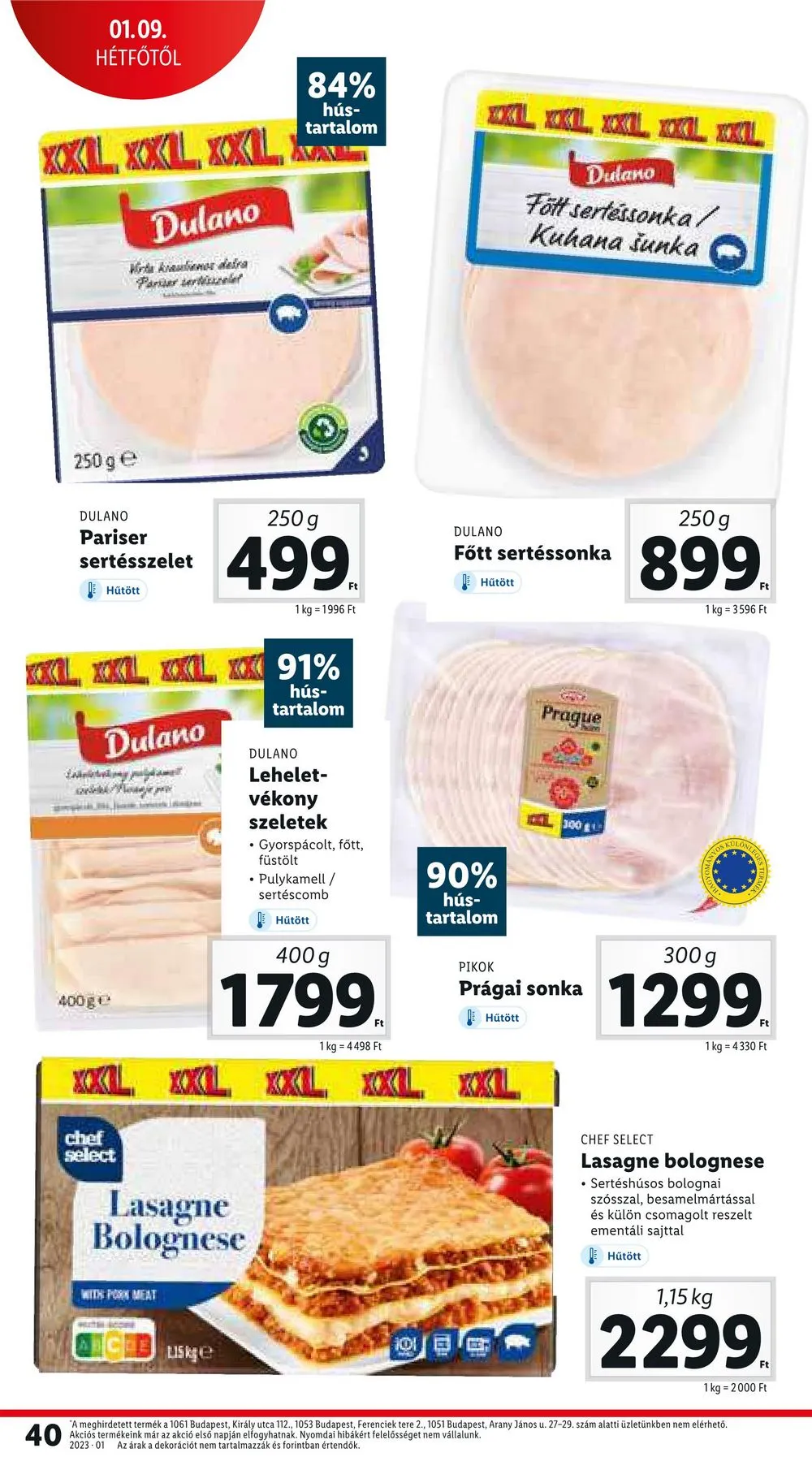 Lidl akciós újság 01.05–01.11 – 40. oldal