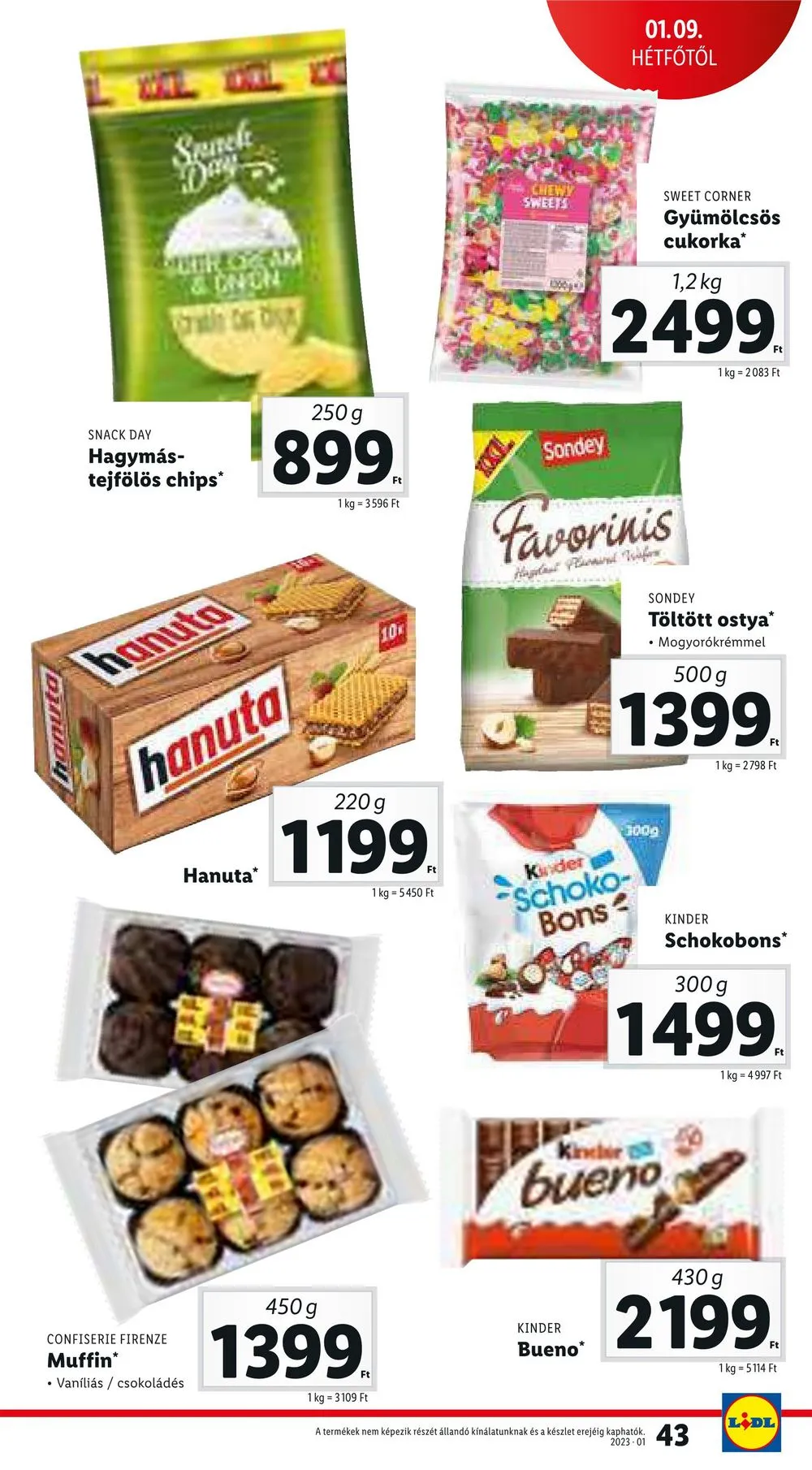 Lidl akciós újság 01.05–01.11 – 43. oldal