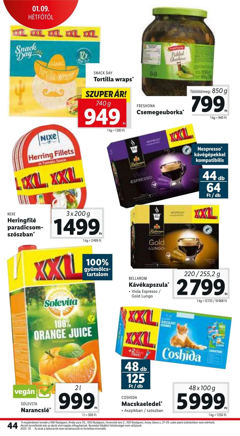 Lidl akciós újság 01.05–01.11 – 44. oldal