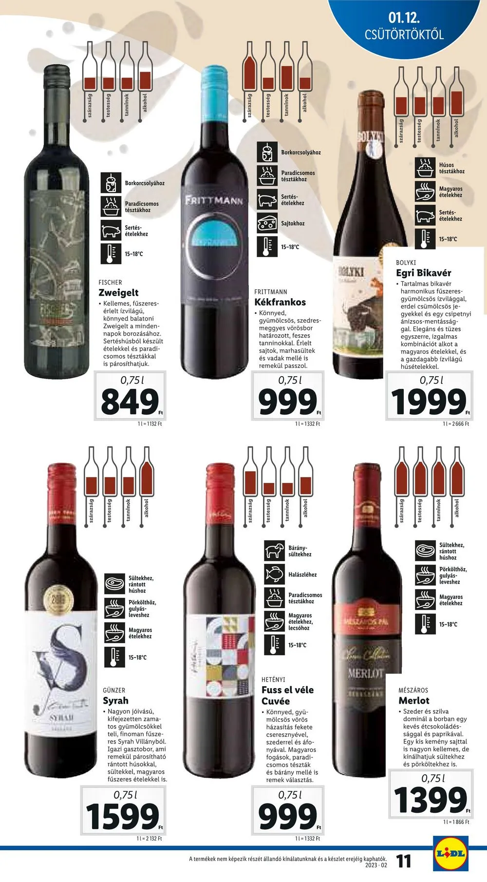Lidl akciós újság 01.12–01.18 – 11. oldal