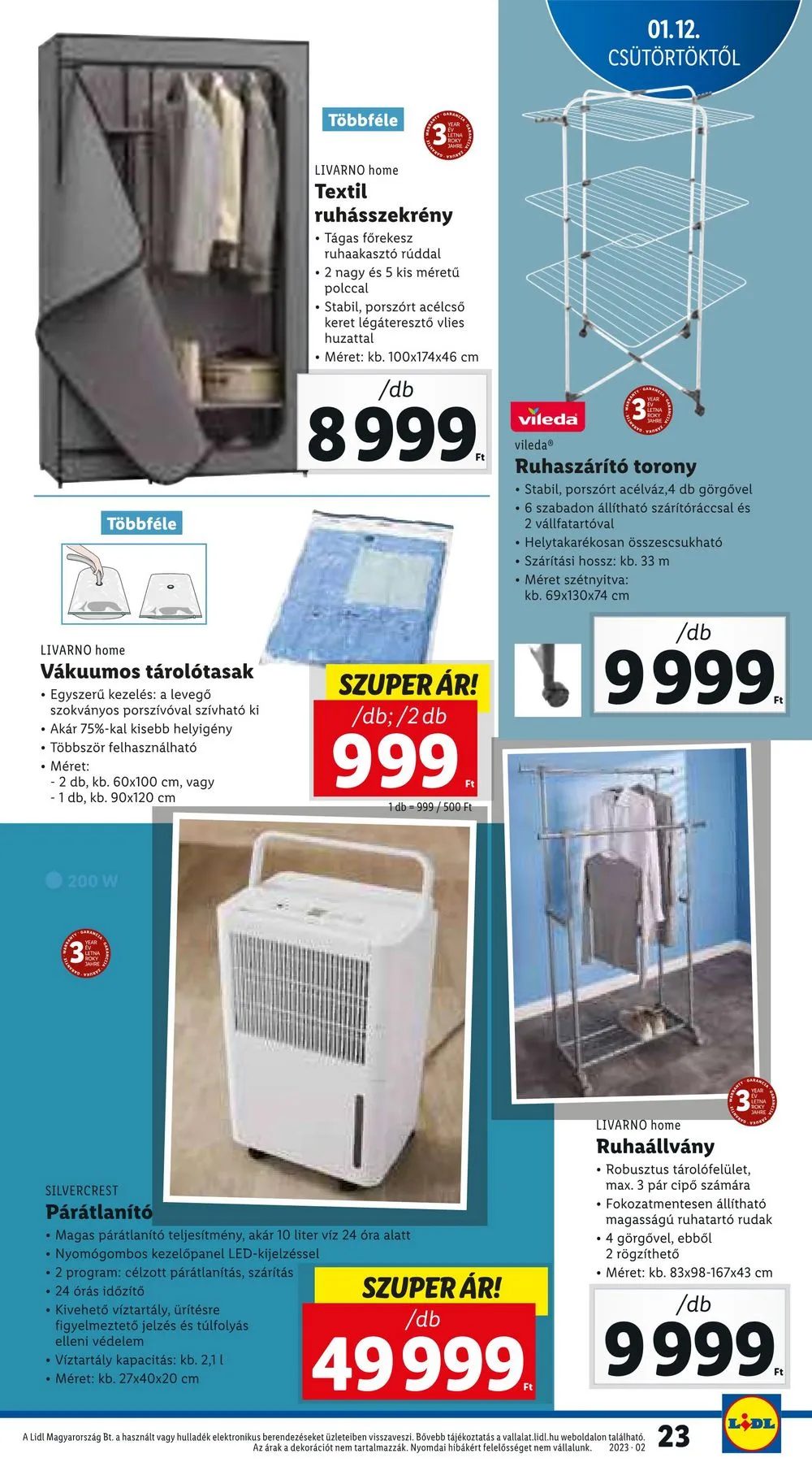 Lidl akciós újság 01.12–01.18 – 23. oldal