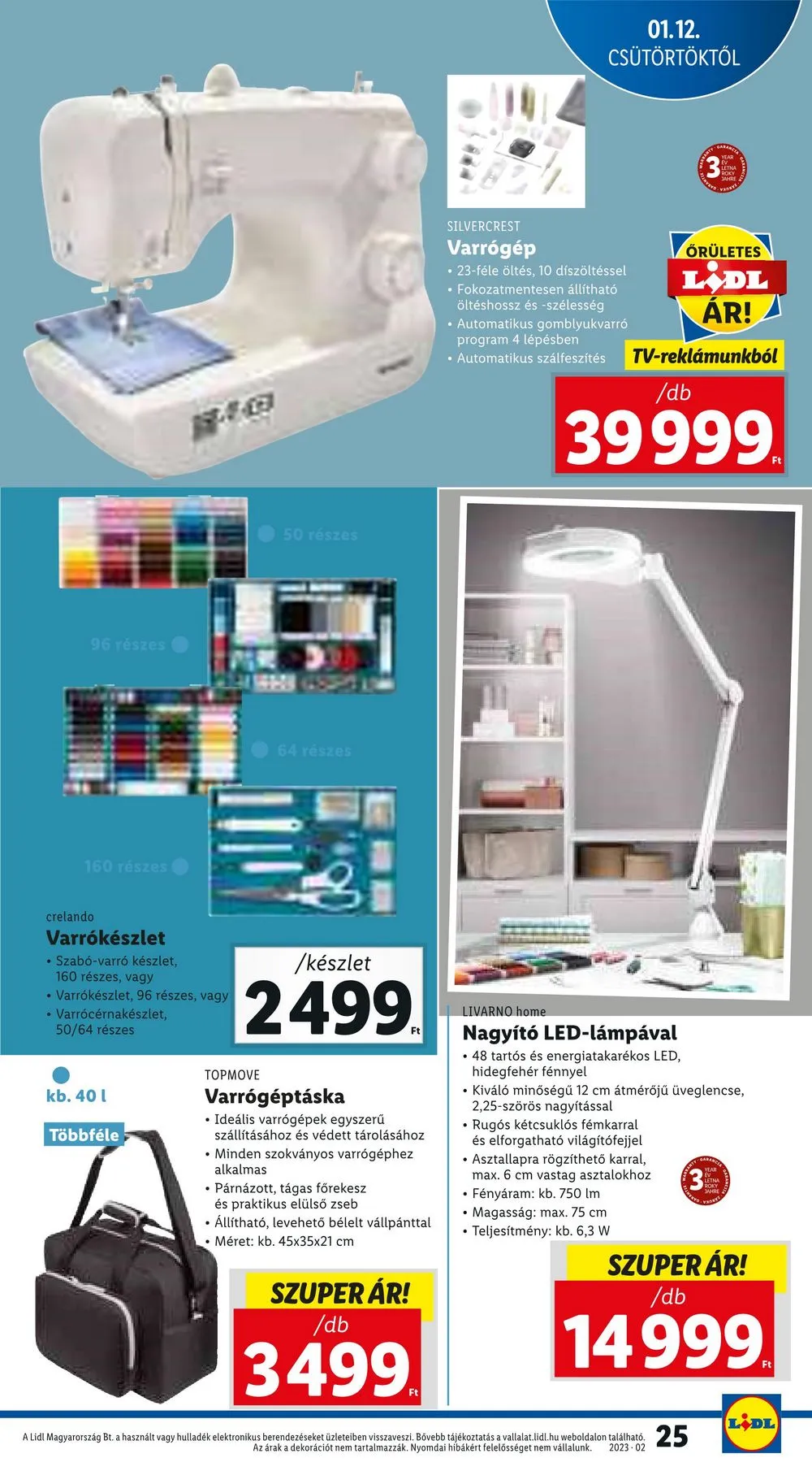 Lidl akciós újság 01.12–01.18 – 25. oldal