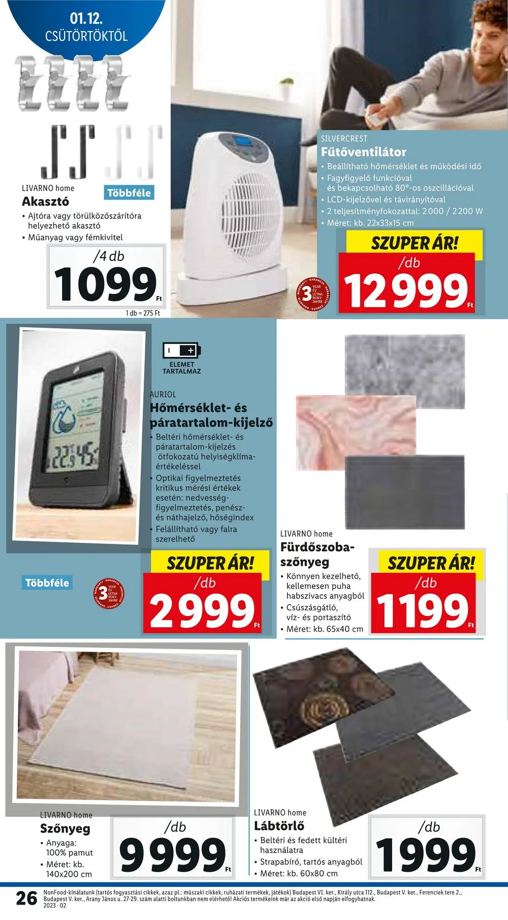 Lidl akciós újság 01.12–01.18 – 26. oldal