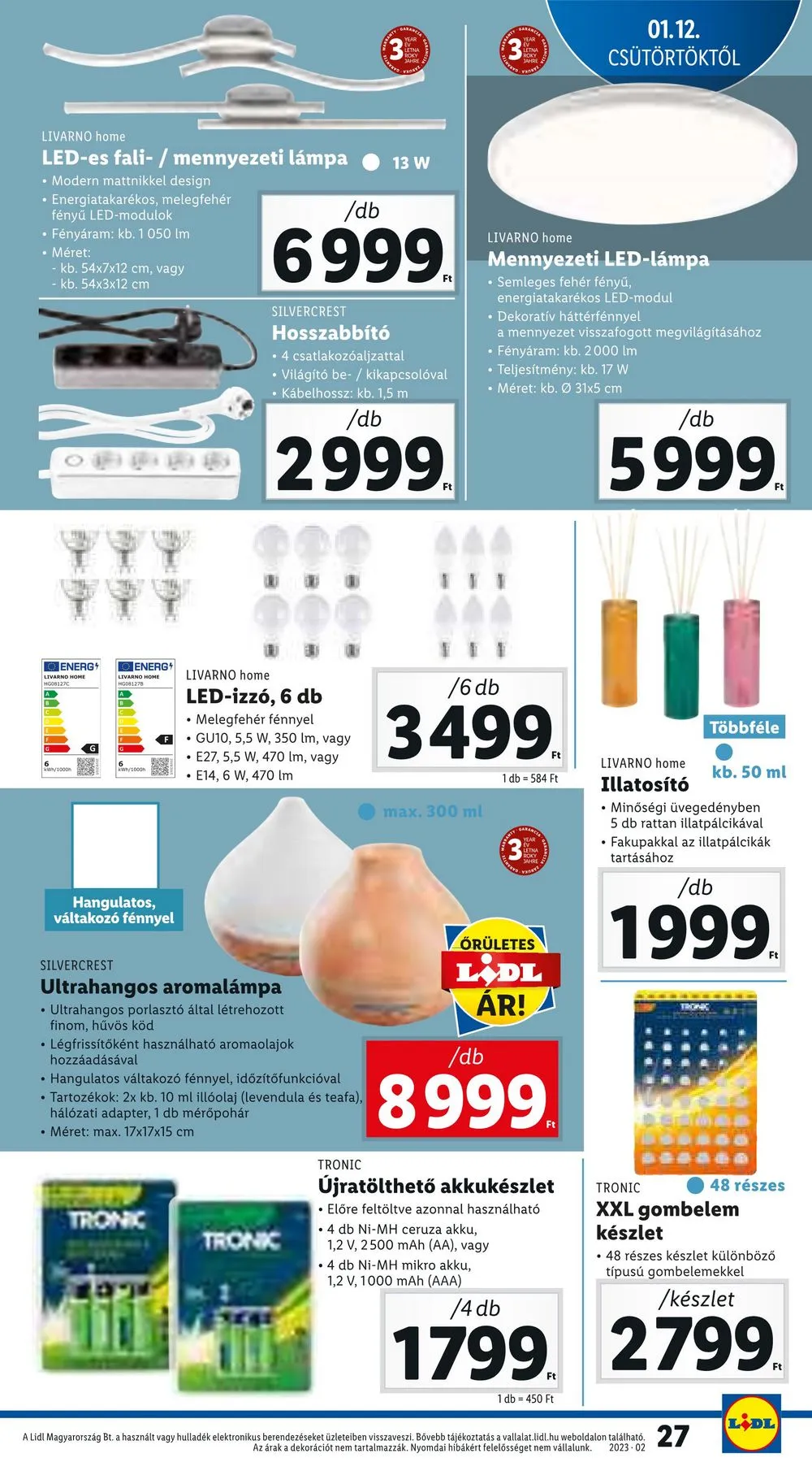 Lidl akciós újság 01.12–01.18 – 27. oldal