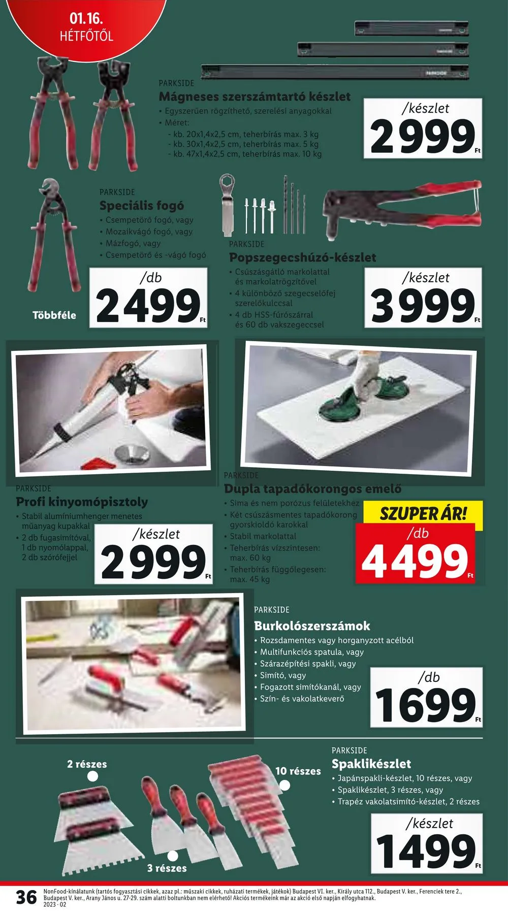 Lidl akciós újság 01.12–01.18 – 36. oldal